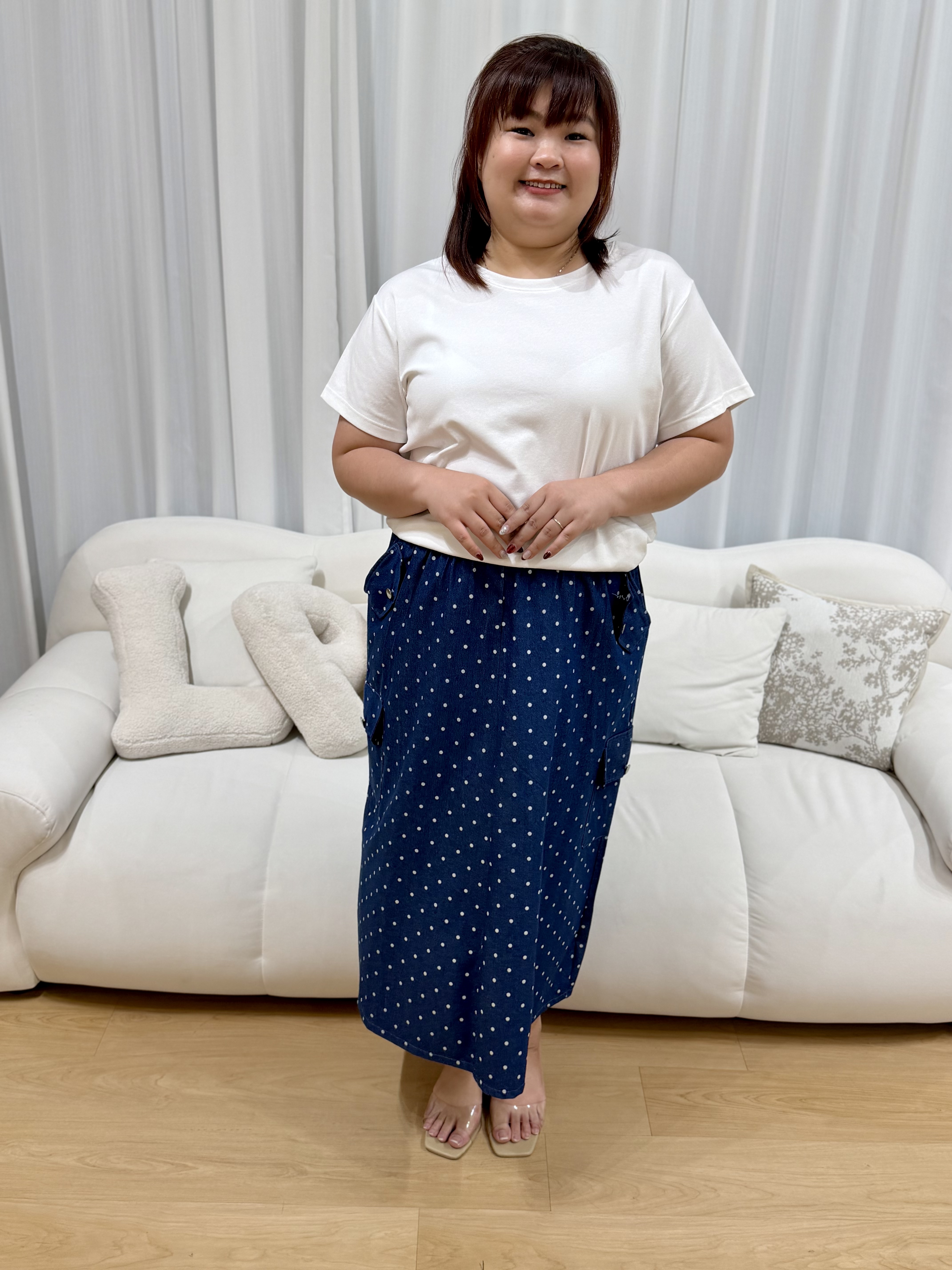 Emma PolkaDoty Skirt | Plus Size Skirt