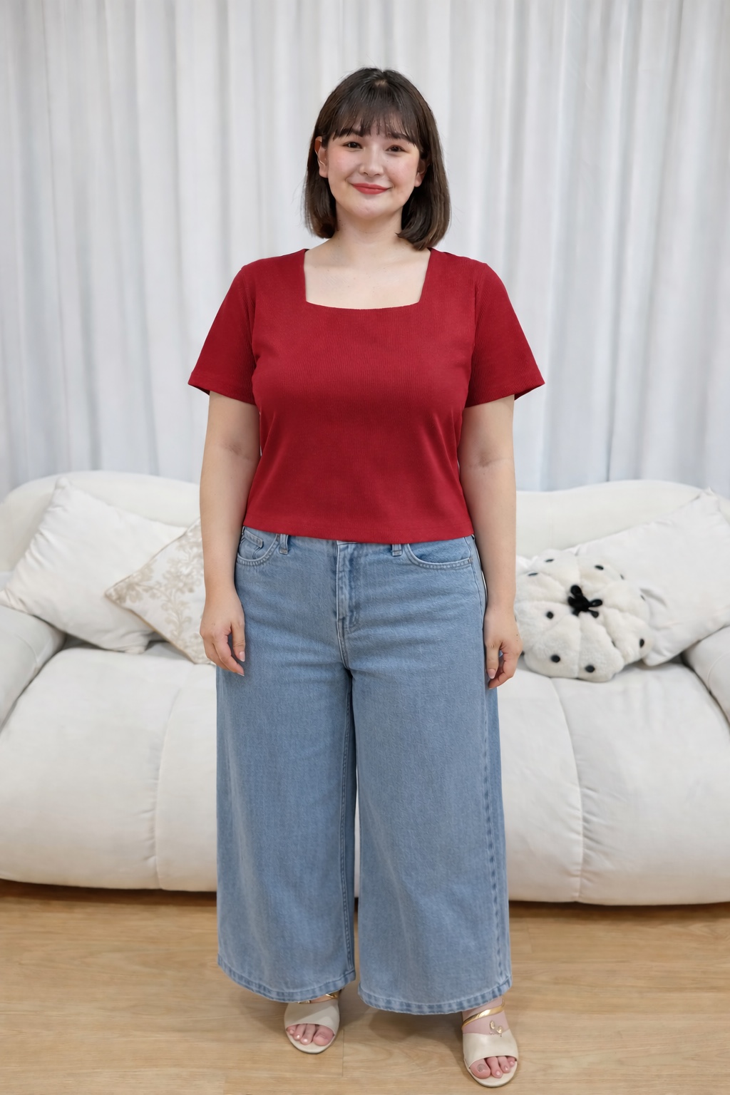 Box Neck Premium Top | Plus Size Top