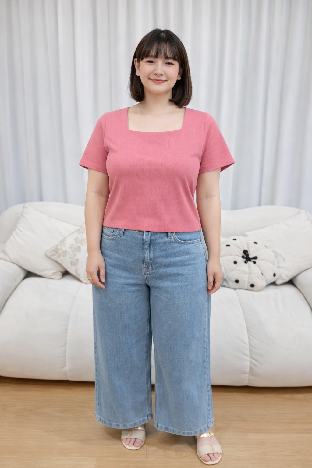 Box Neck Premium Top | Plus Size Top