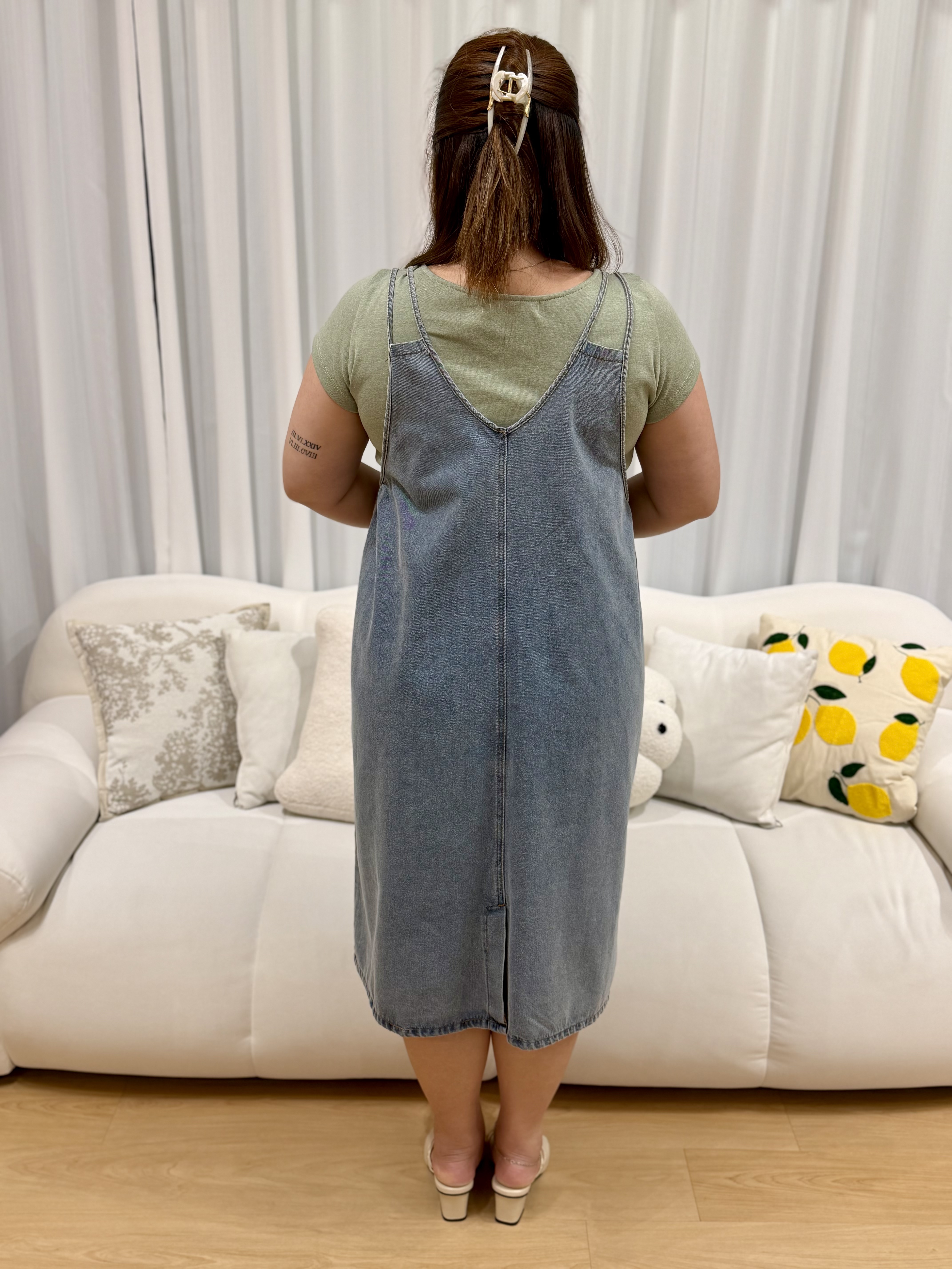 Love+ Aprillia Denim Dress #2070 | Plus Size Dress
