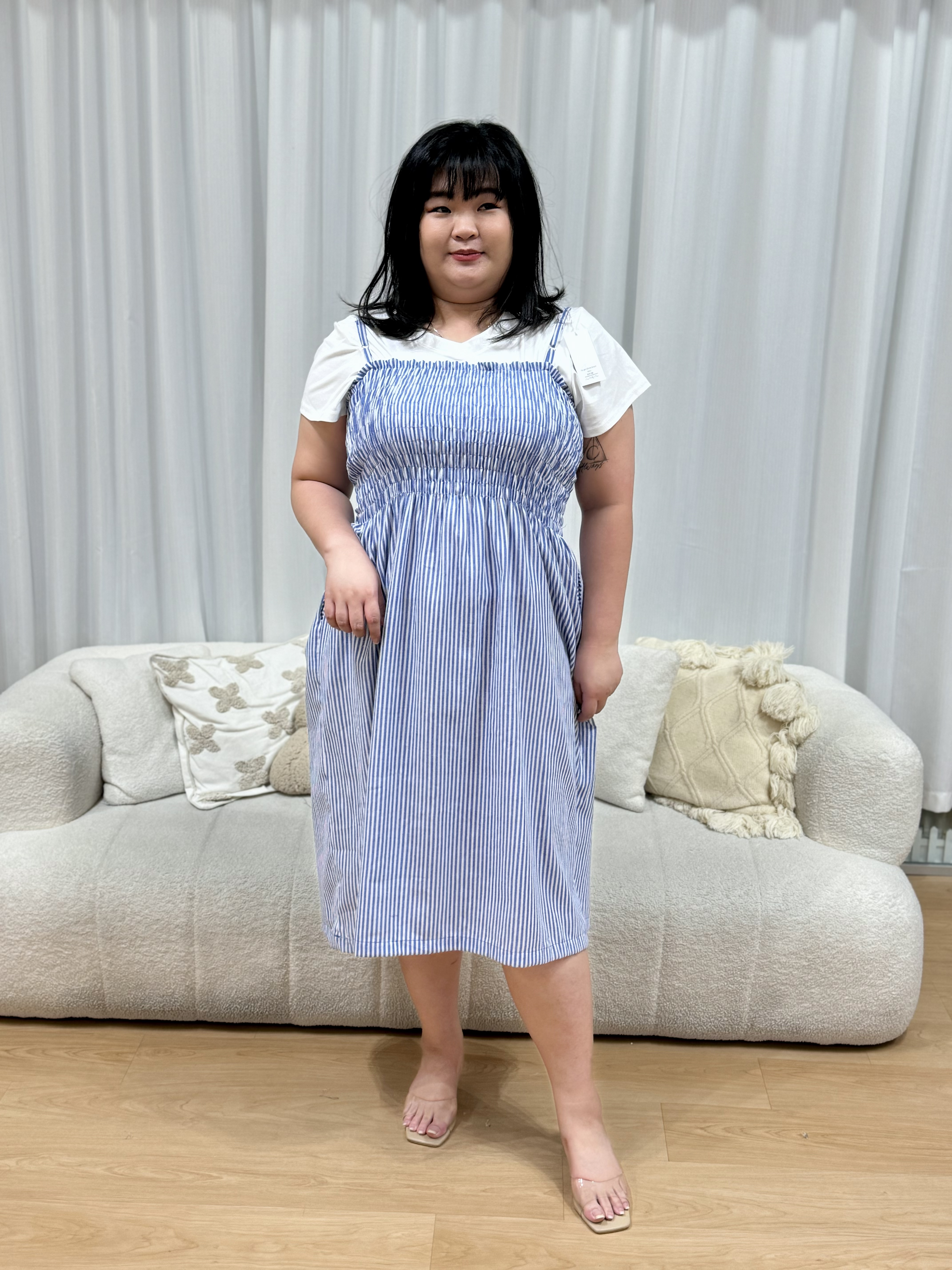 Paige Stripe Dress | Plus Size Dress 