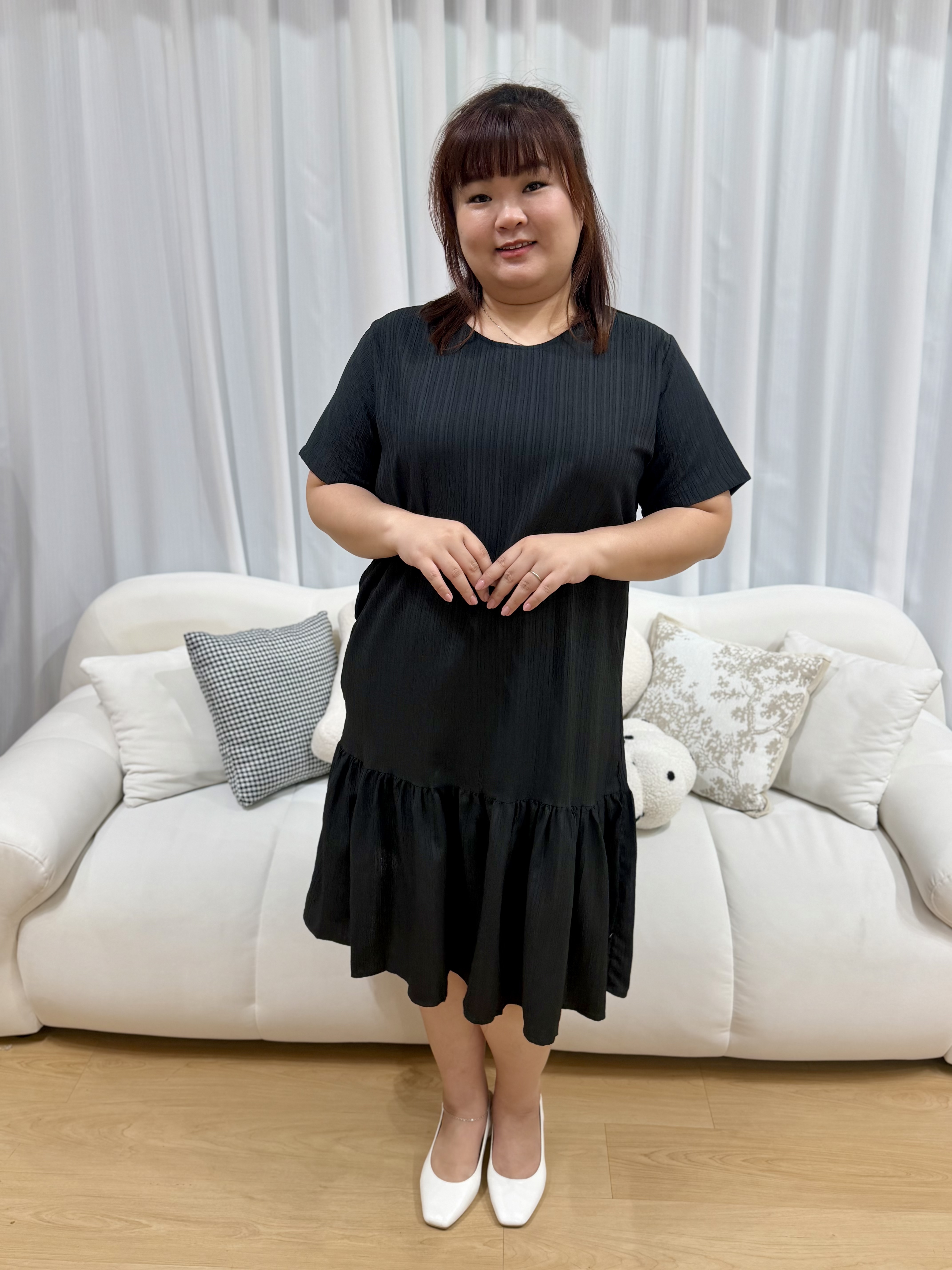 Orlena Solid Dress | Plus Size Dress