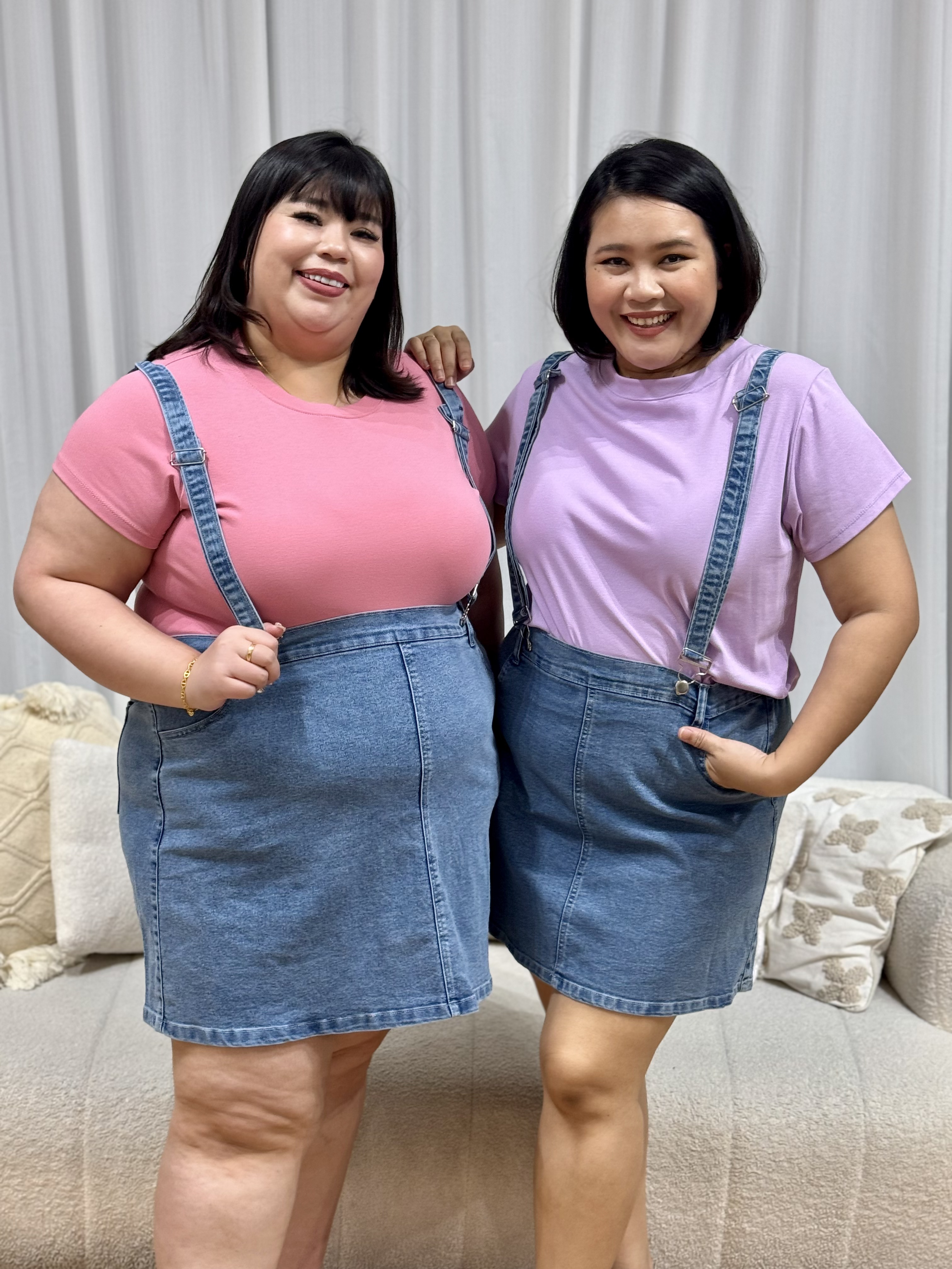 Love+ Strappy Denim Dungaree | Plus Size Dungaree