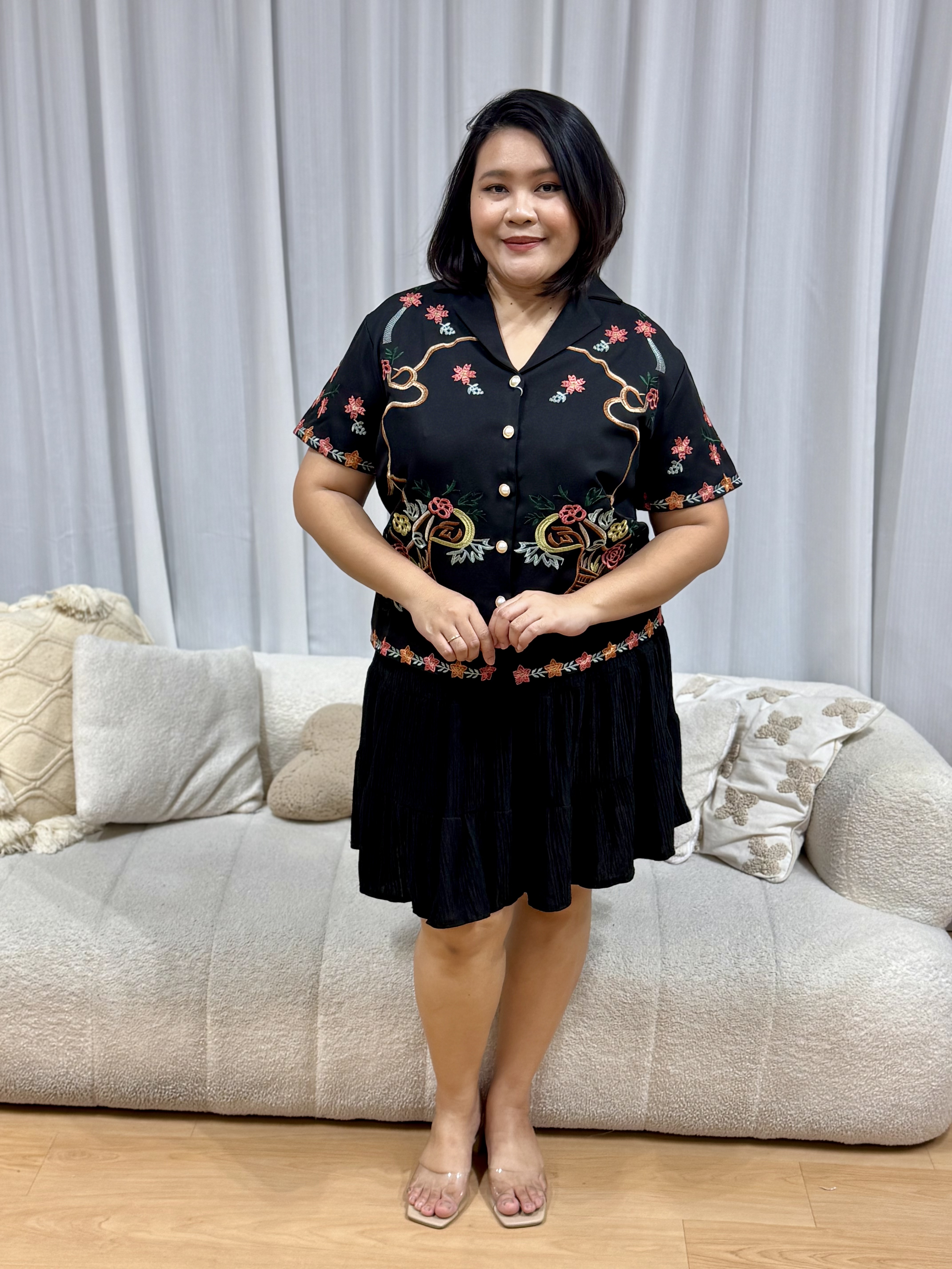 Yoana Floral Bonquet Blouse | Plus Size Blouse