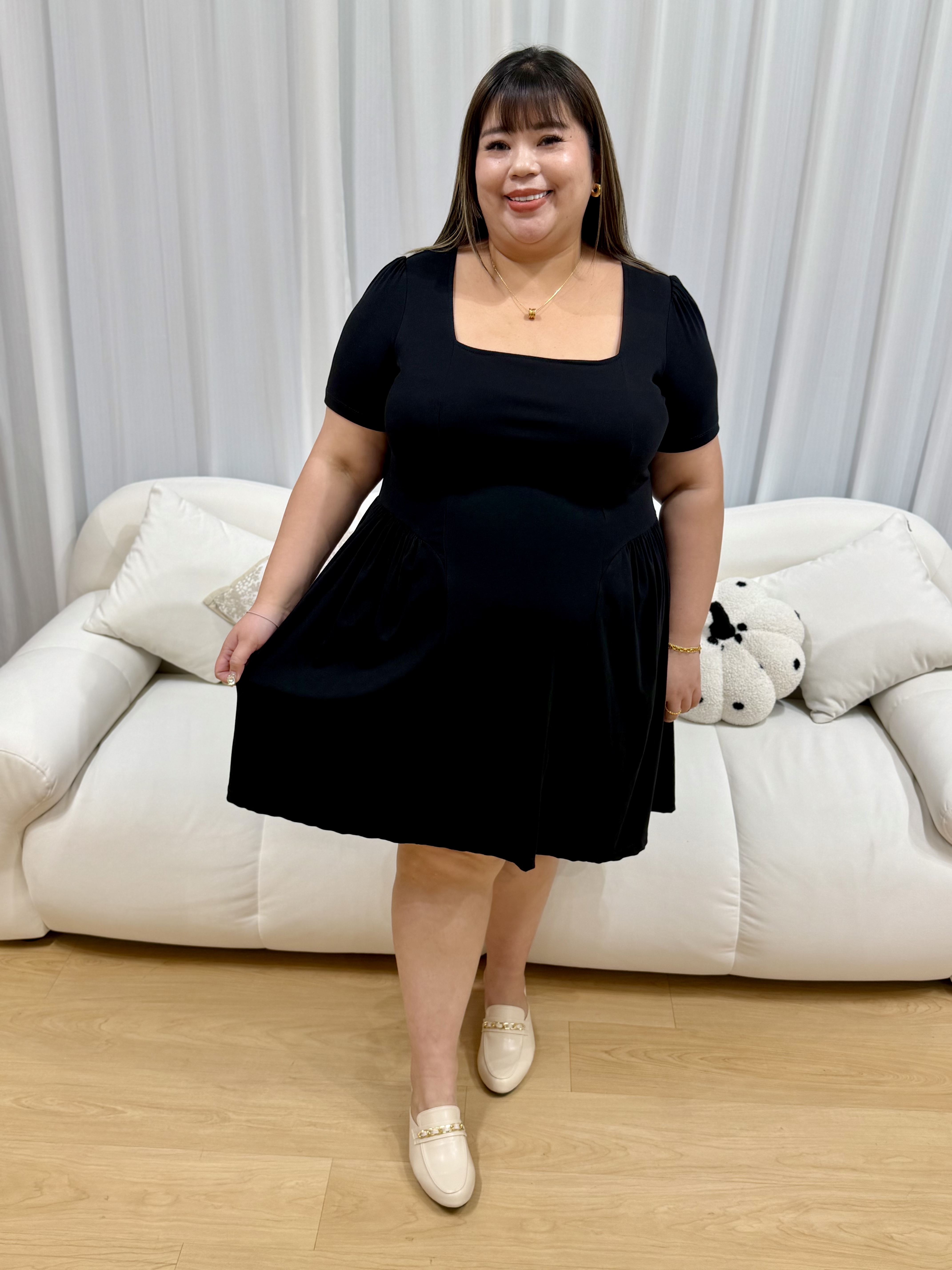 Love+ Welcia Flutter Premium Cotton Dress | Plus Size Dress