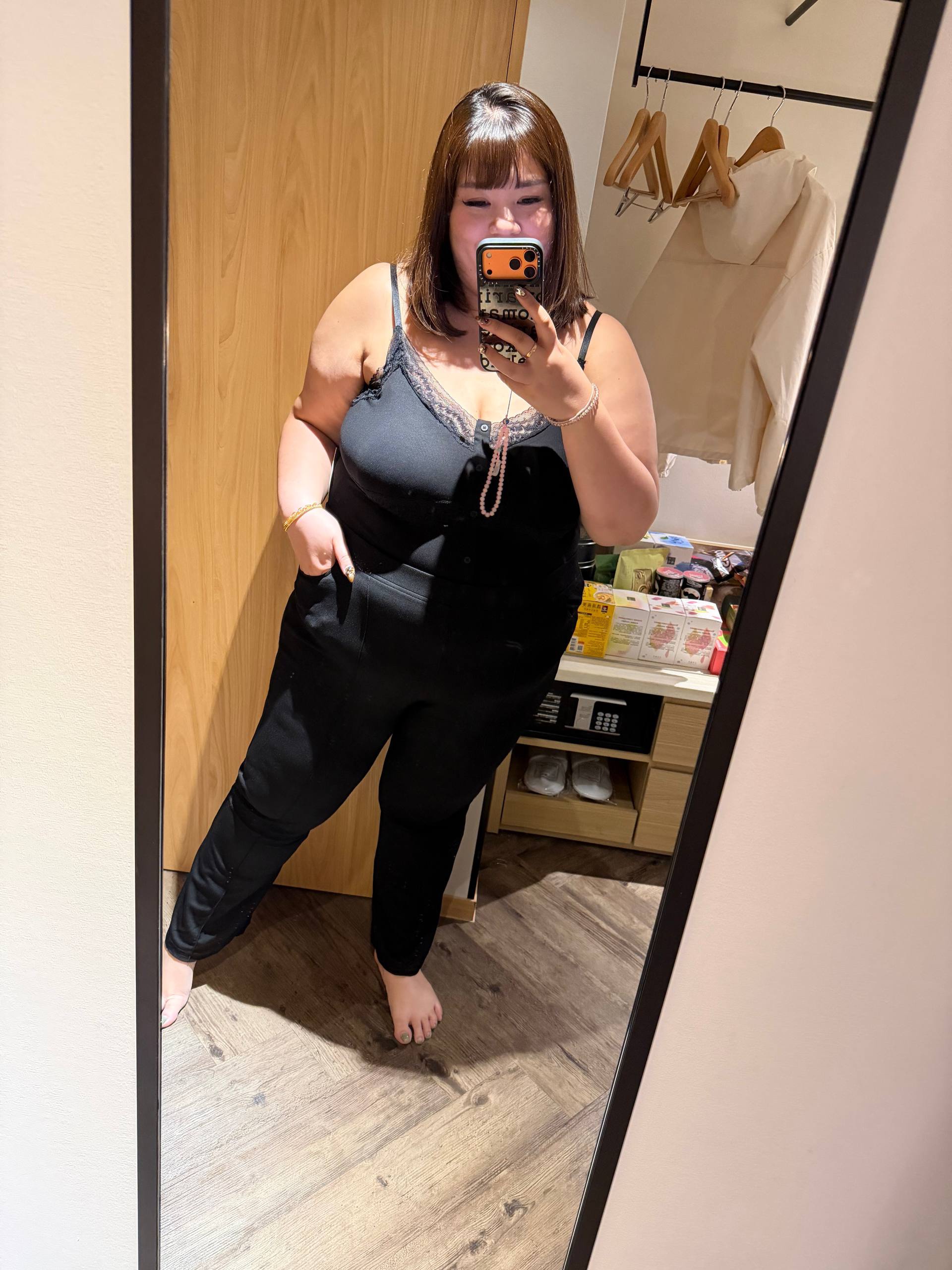 Lana Parallel Super Slim Fit Japan Cotton Pants | Plus Size Pants