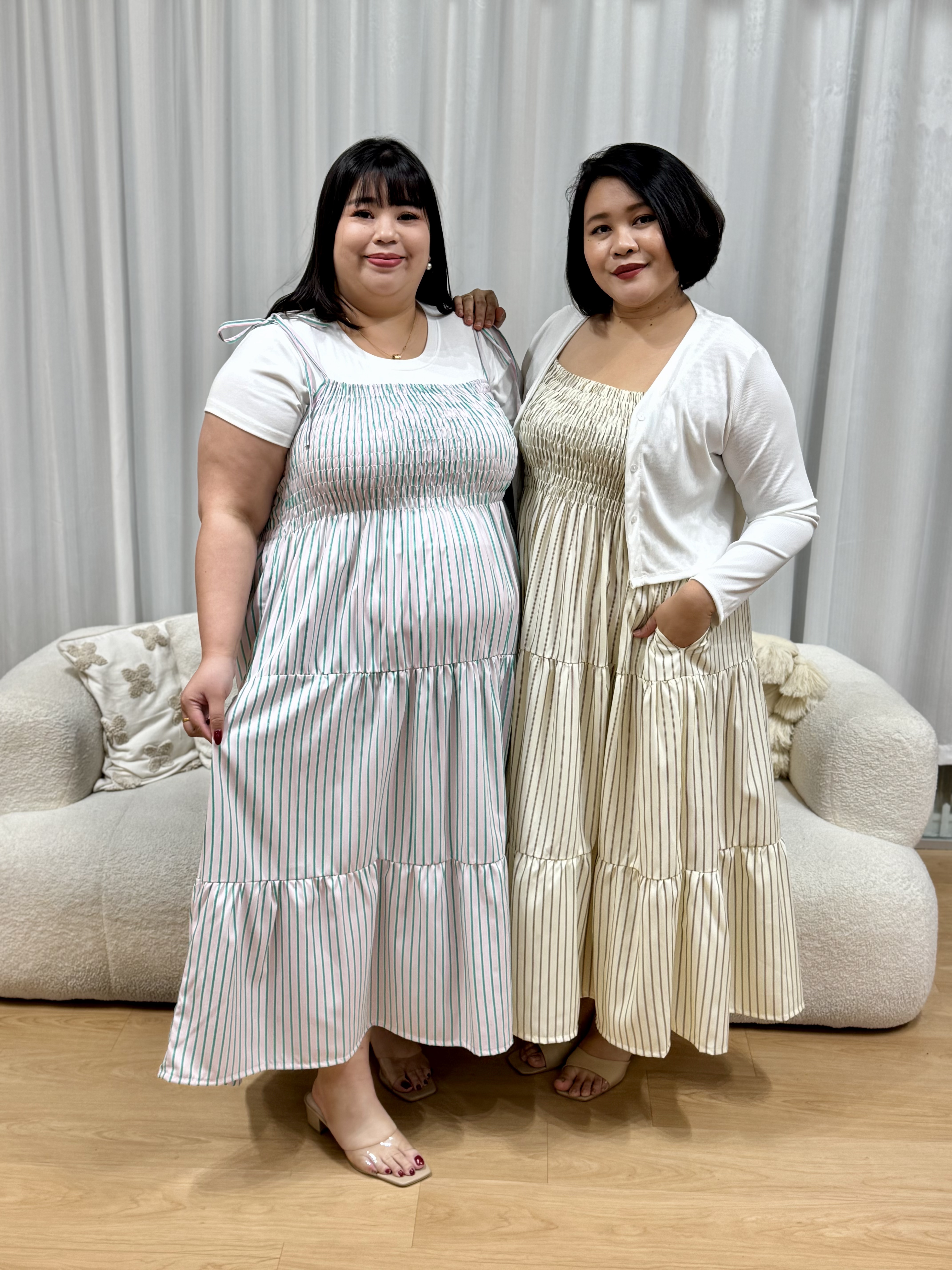 Chloe Strippy Maxi Dress | Plus Size Dress