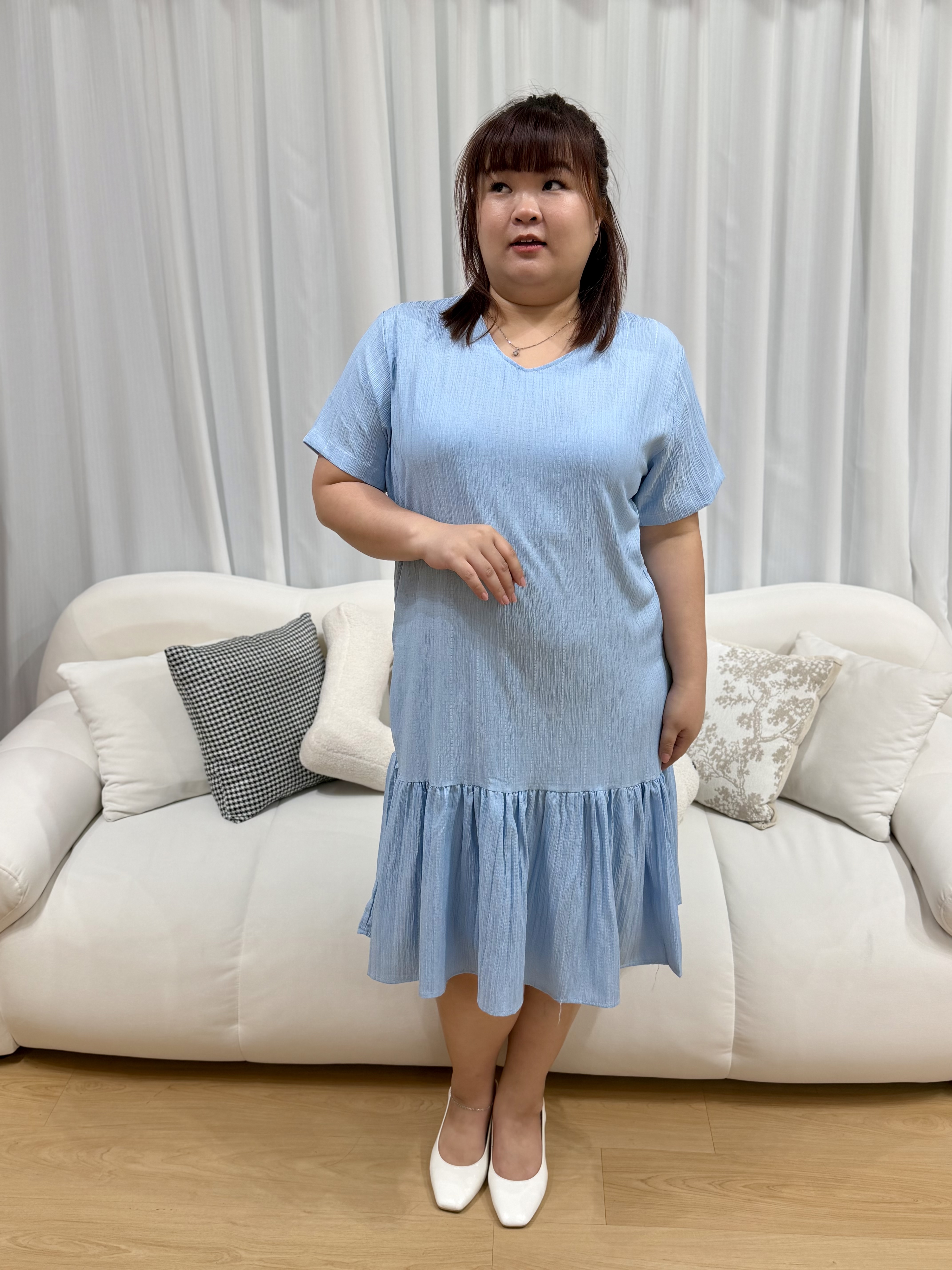 Orlena Solid Dress | Plus Size Dress