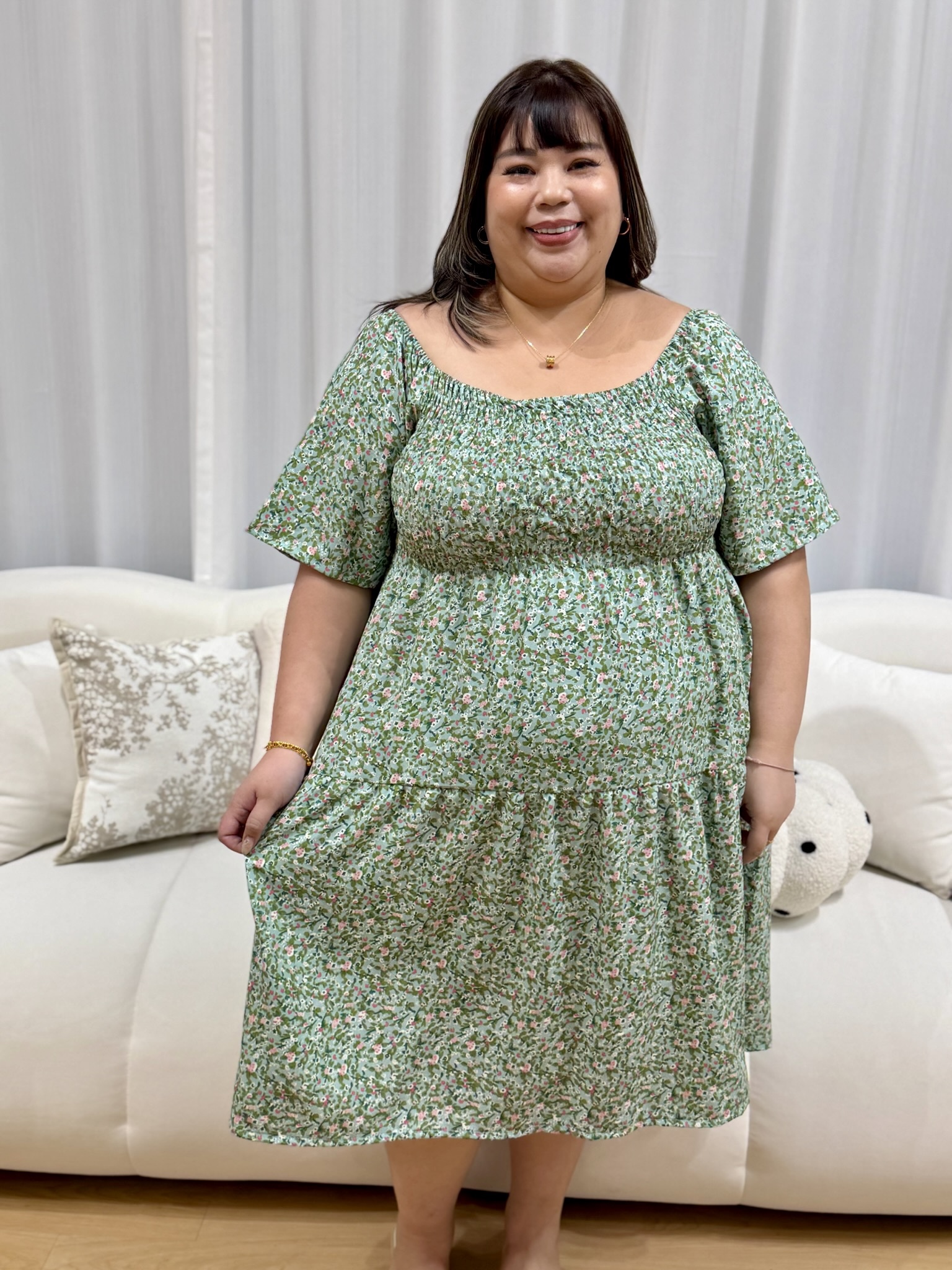 Jovinne Short Smock Dress | Plus Size Dresss