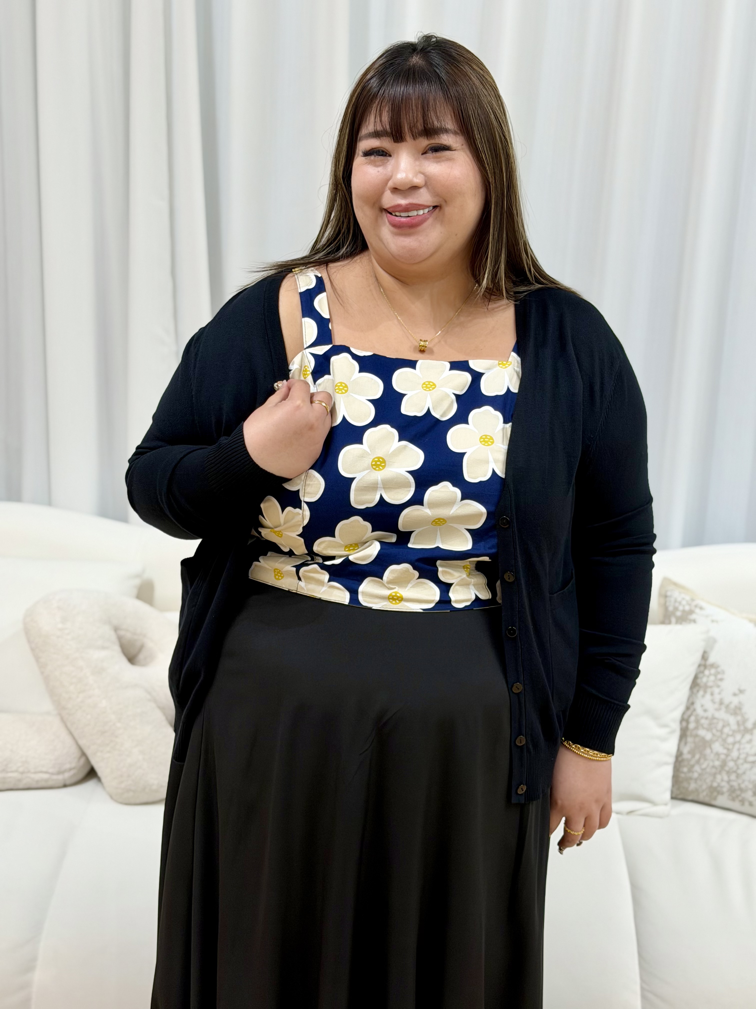 Tansy Abstract Floral Top | Plus Size Top