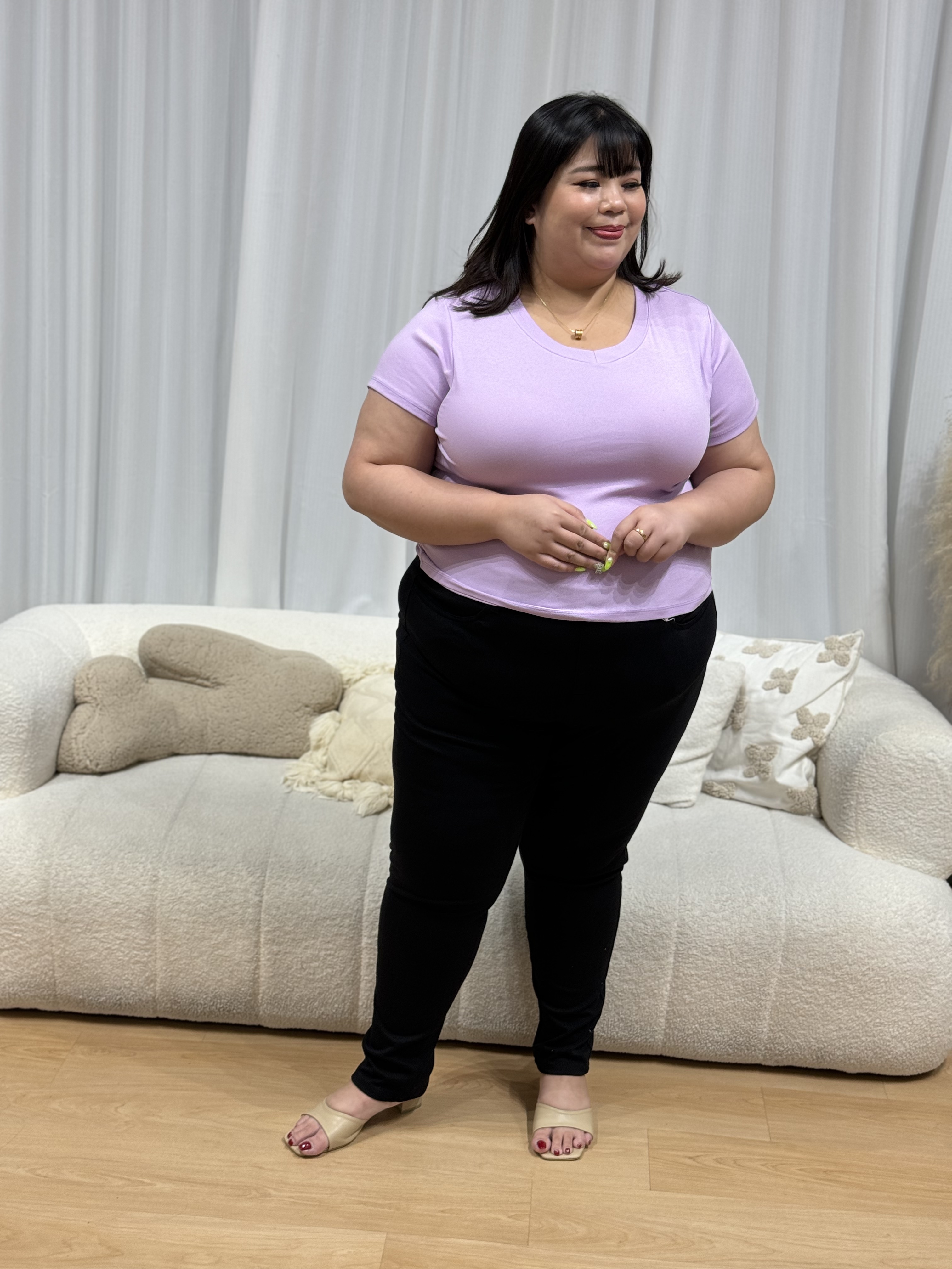 Basic Round Neck Top | Plus Size Top