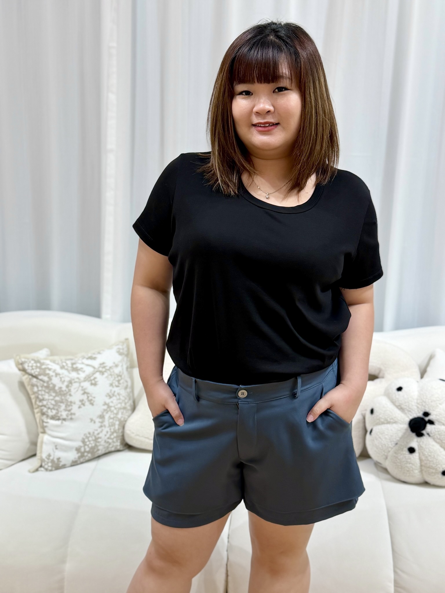 Twinny Double layer shorts | Plus Size Short