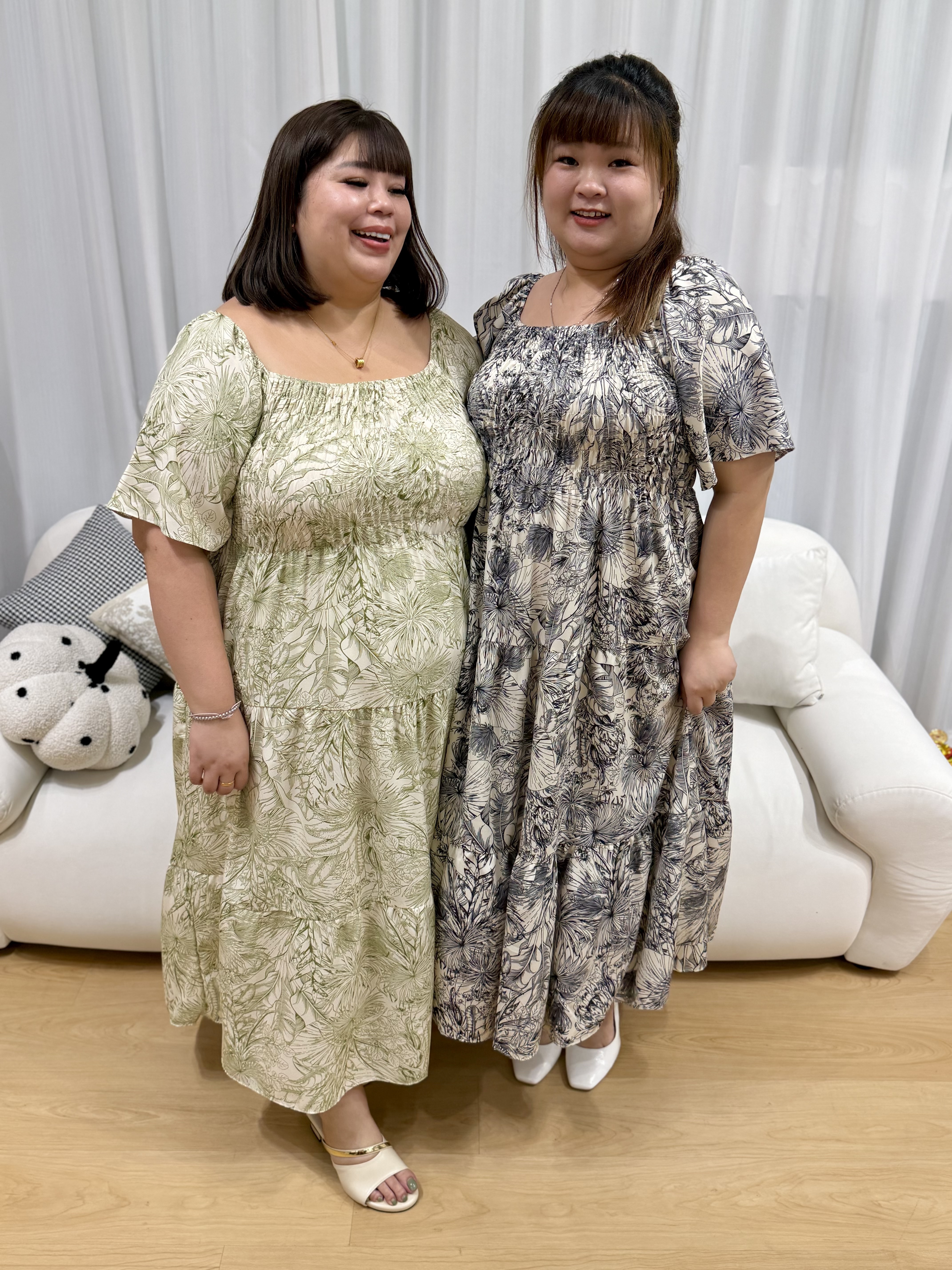 Love+ Hommé Smock Maxi Dress | Plus Size Dress