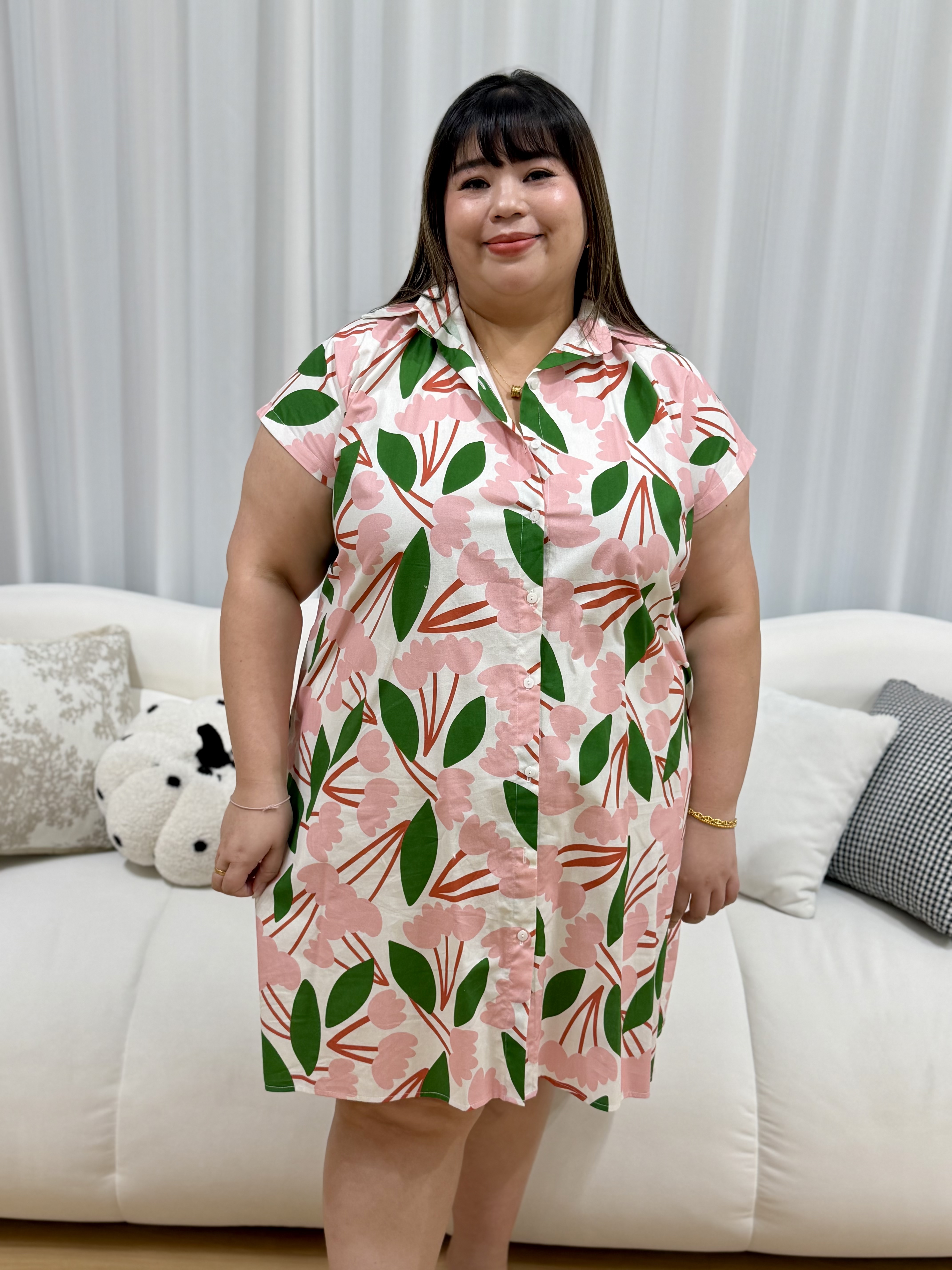 Tansy Button Shirt Dress | Plus Size Dress