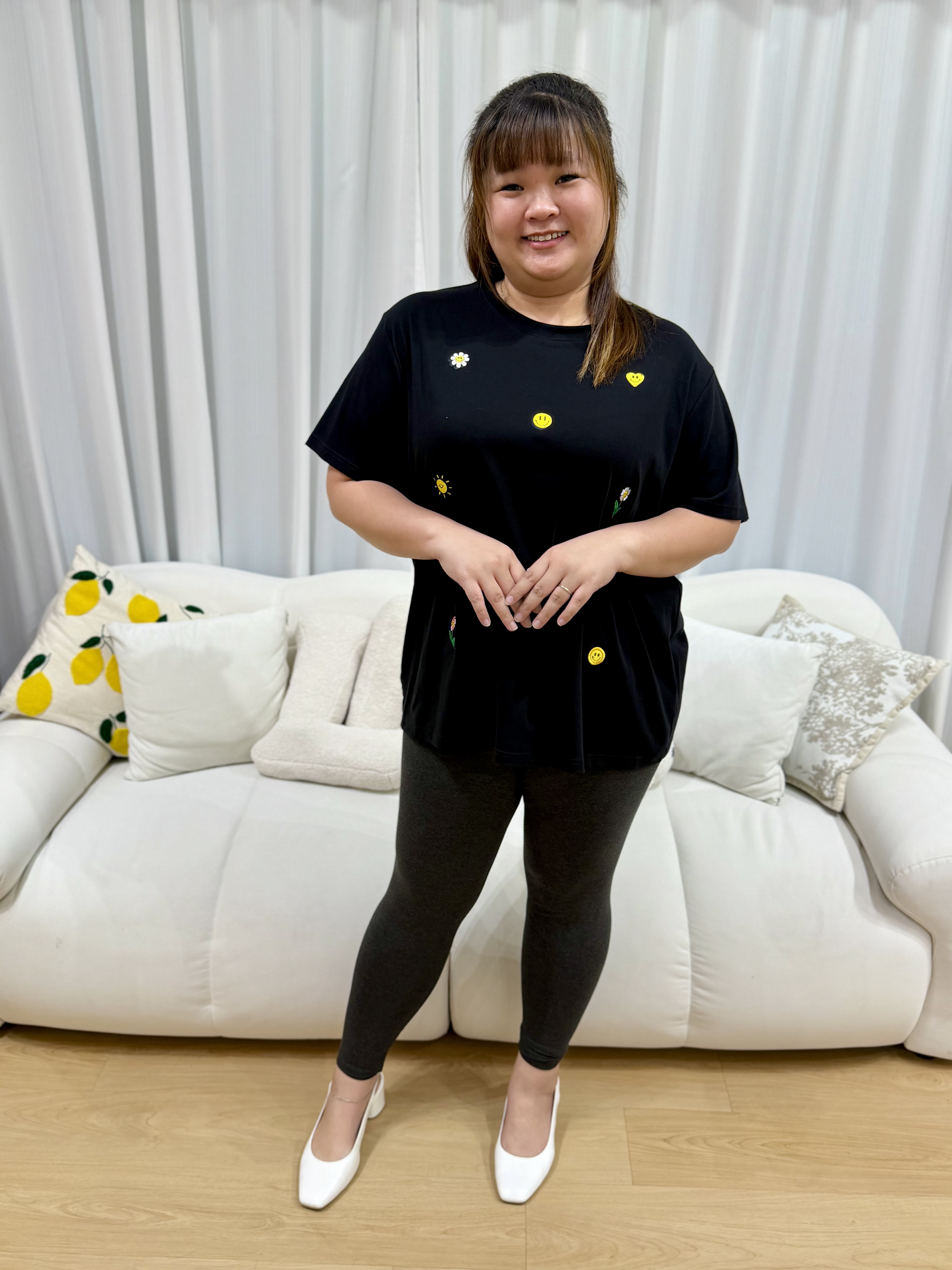 Sunshine Glory Emoji Top | Plus Size Top