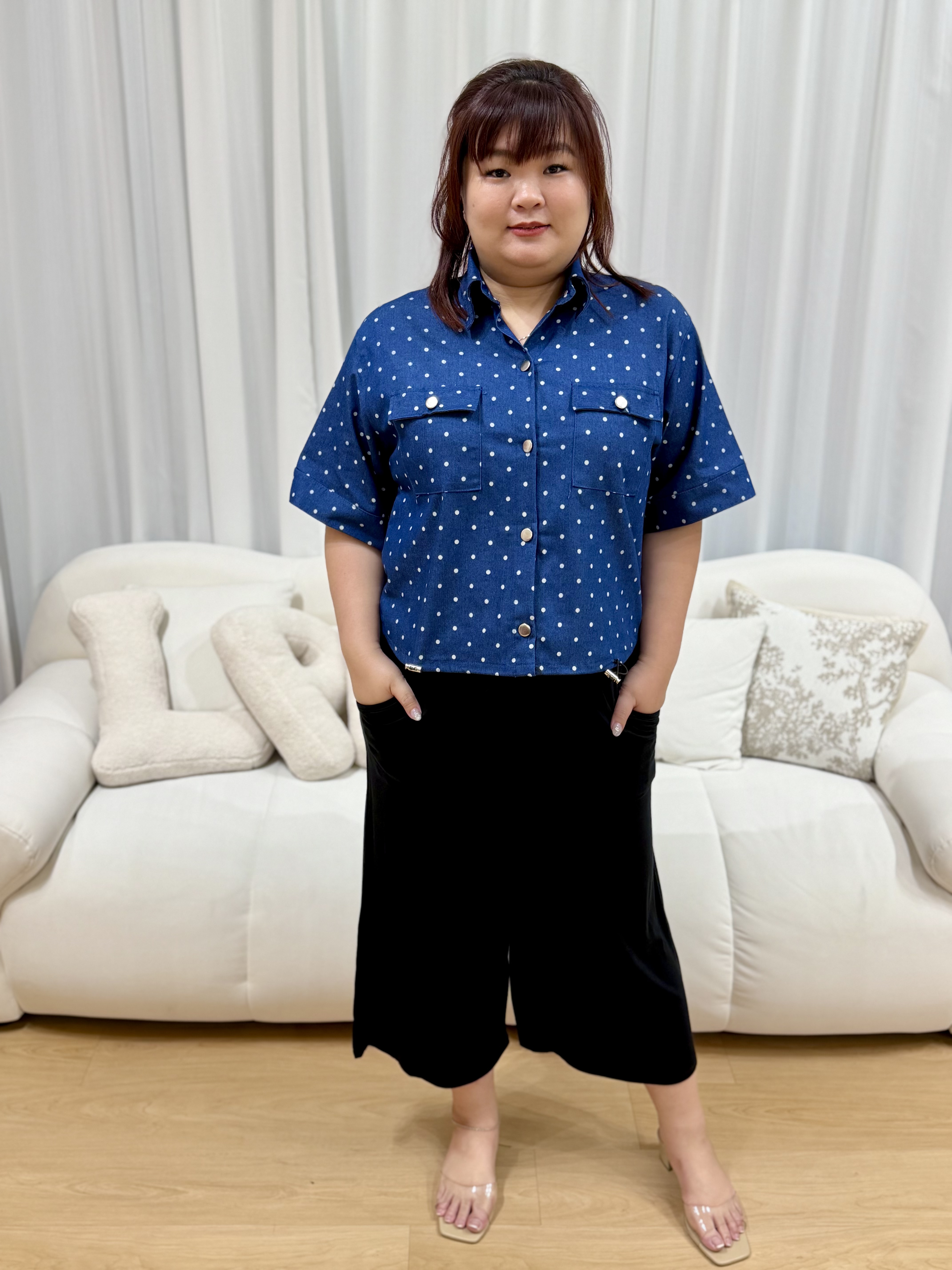 Lily PolkaDotty Top | Plus Size Top