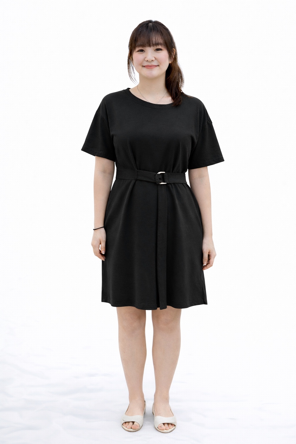 Belt It Soft Scuba Dress | Plus Size Dress