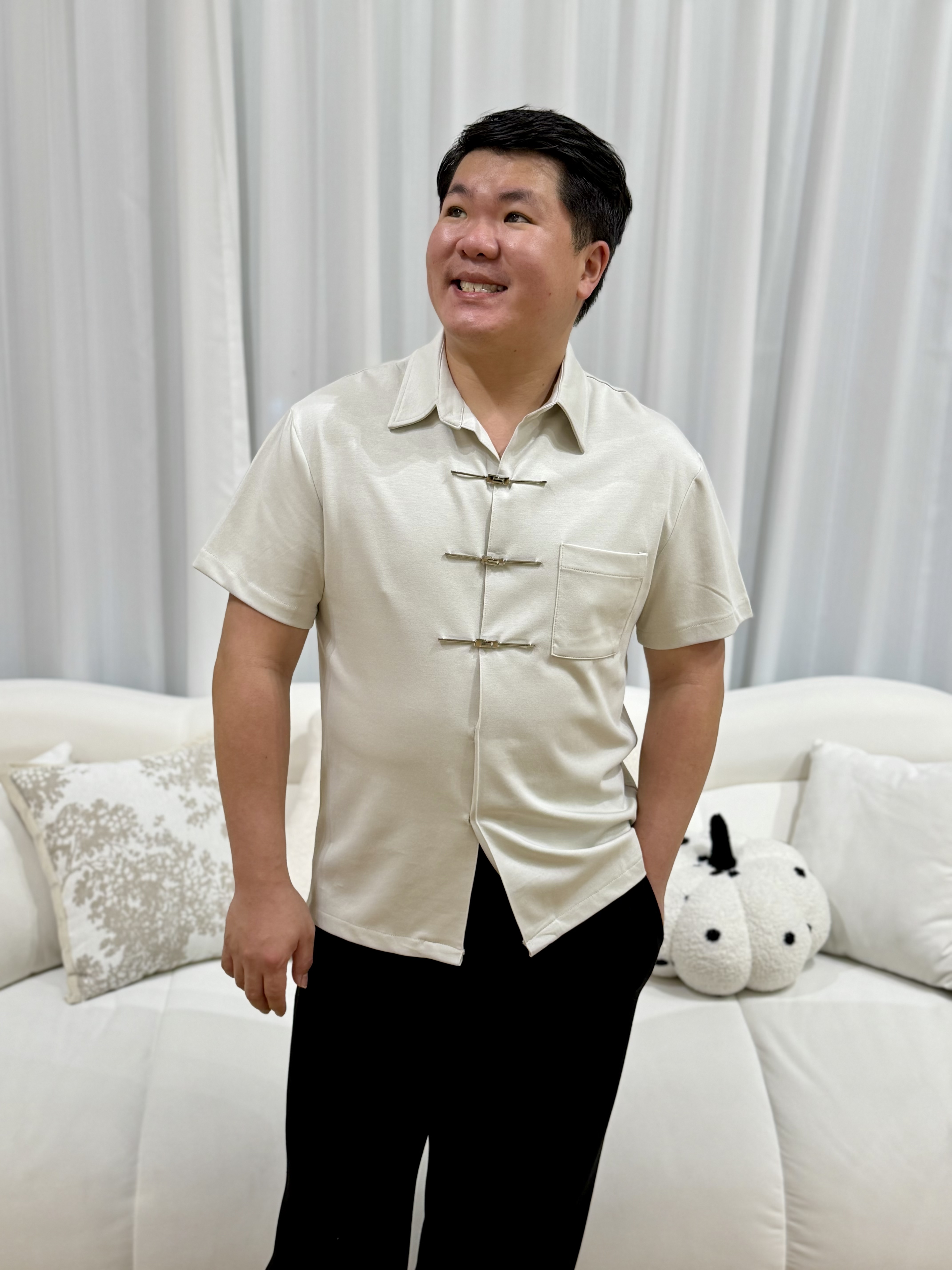 鑫旺 Mens Qipao Top | Plus Size Mens