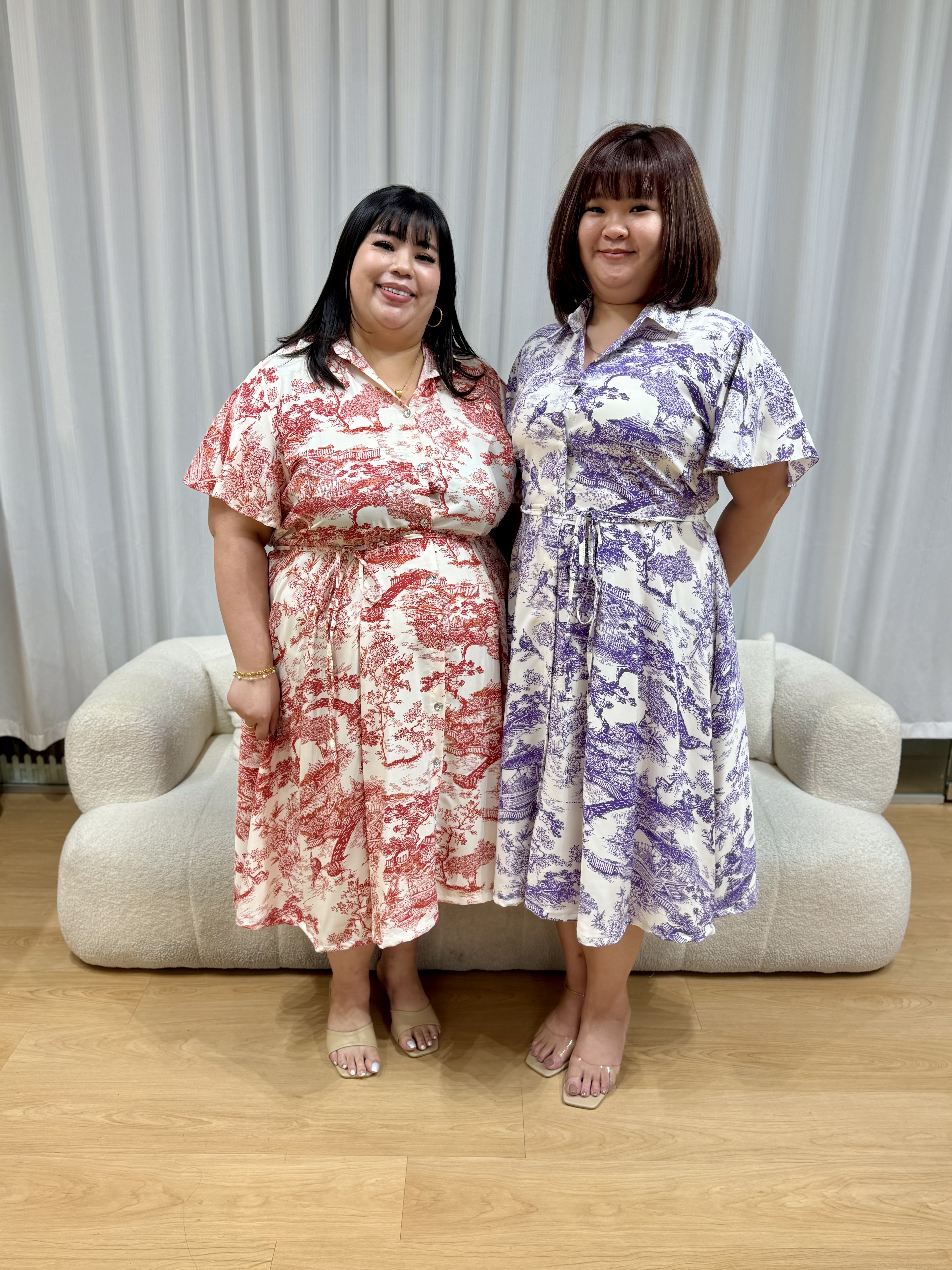 Love+ Aria Ava Crystal Button Dress | Plus Size Dress