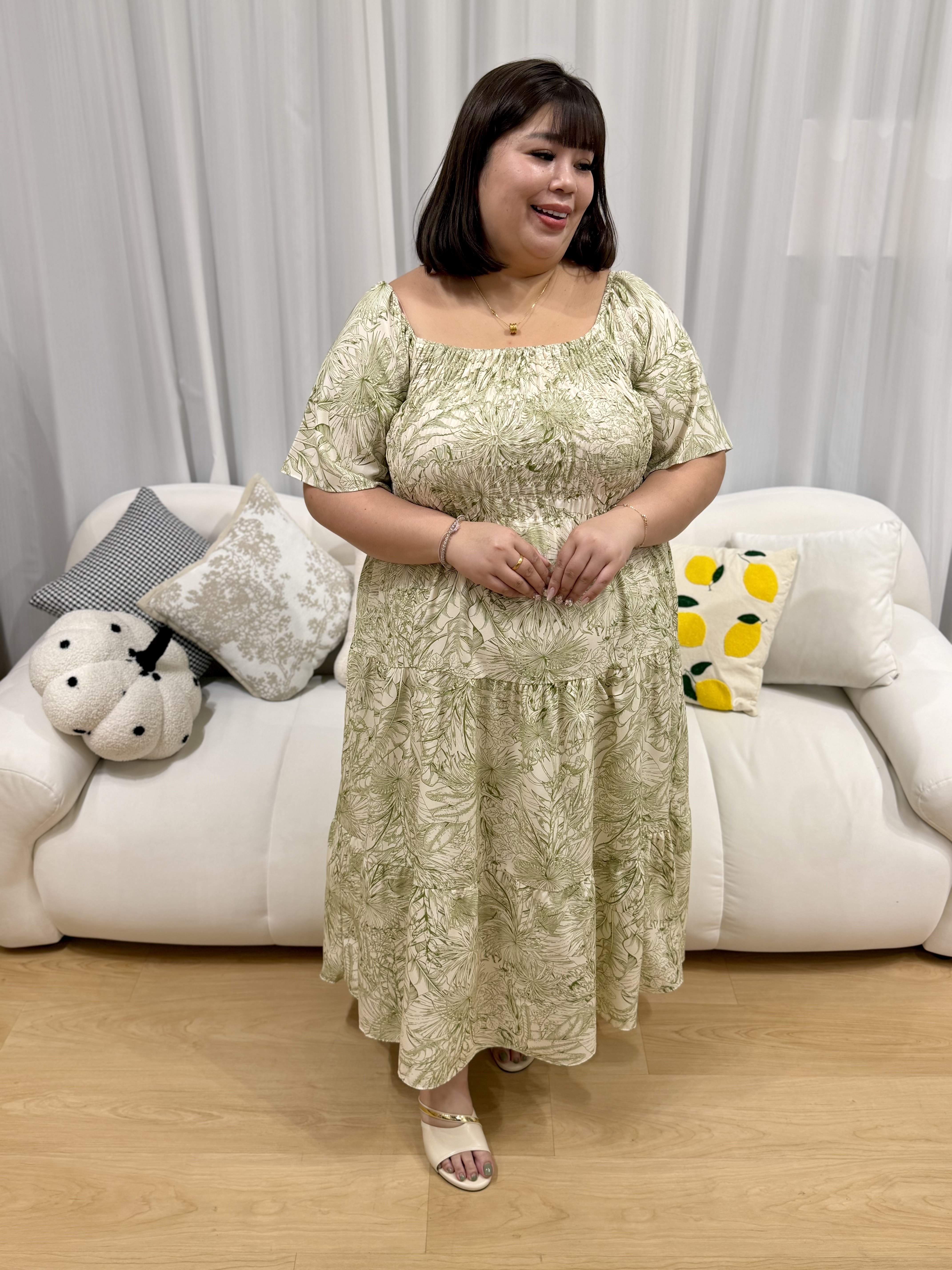 Love+ Hommé Smock Maxi Dress | Plus Size Dress