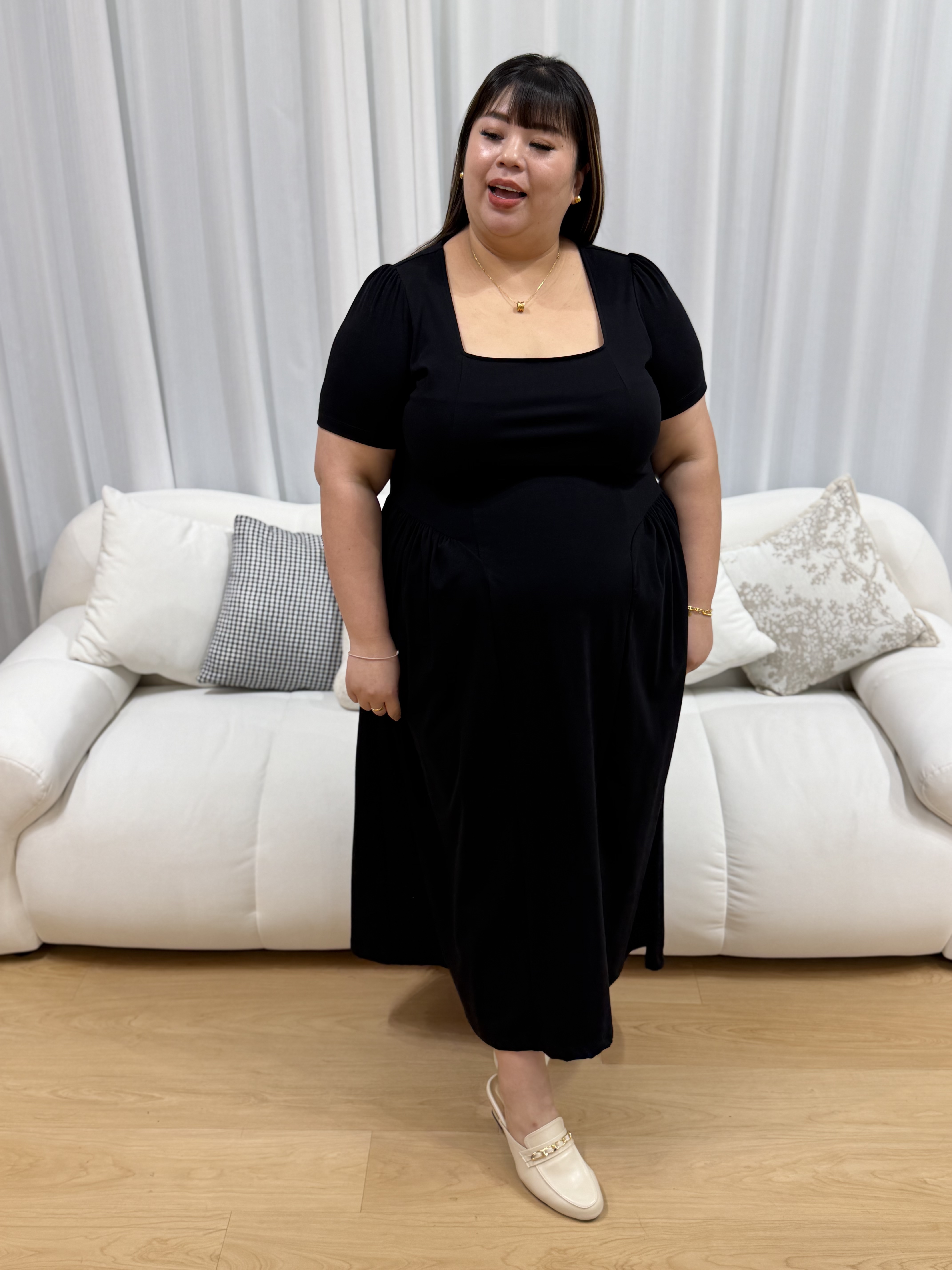 Love+ Welcia MAXI Flutter Premium Cotton Dress | Plus Size Dress