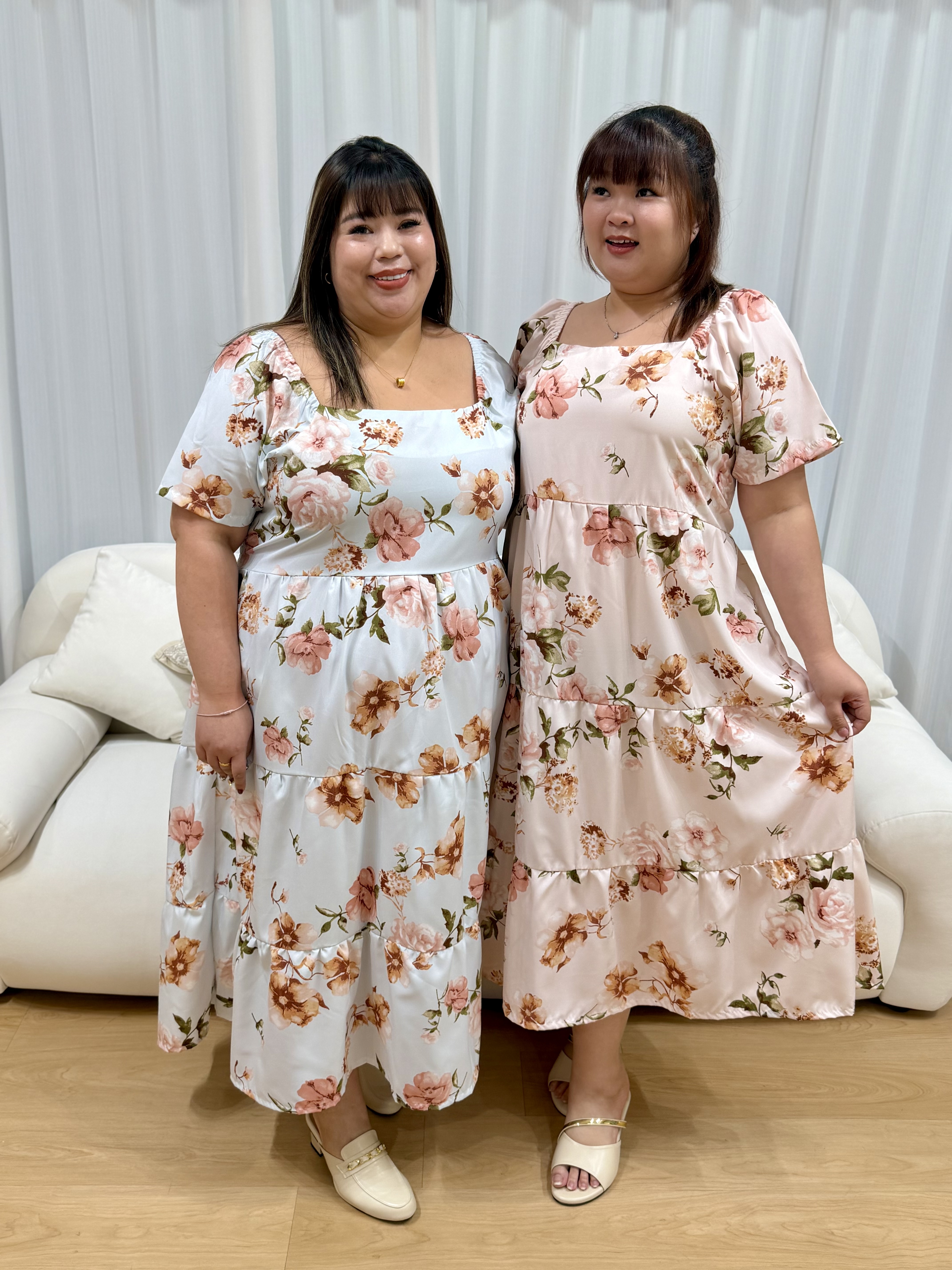 Love+ Mathilda Soft Petals Maxi Dress | Plus Size Maxi Dress