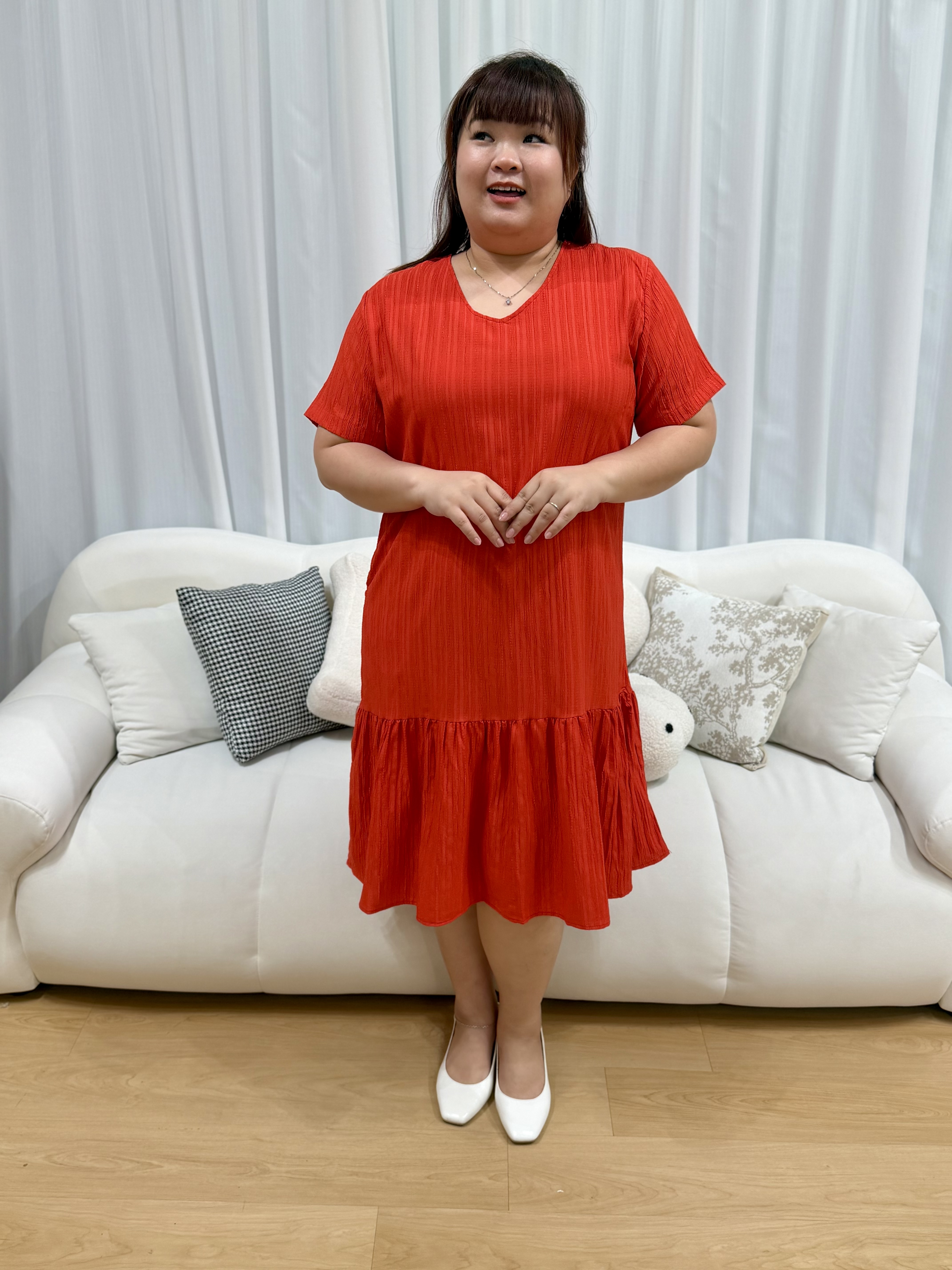 Orlena Solid Dress | Plus Size Dress