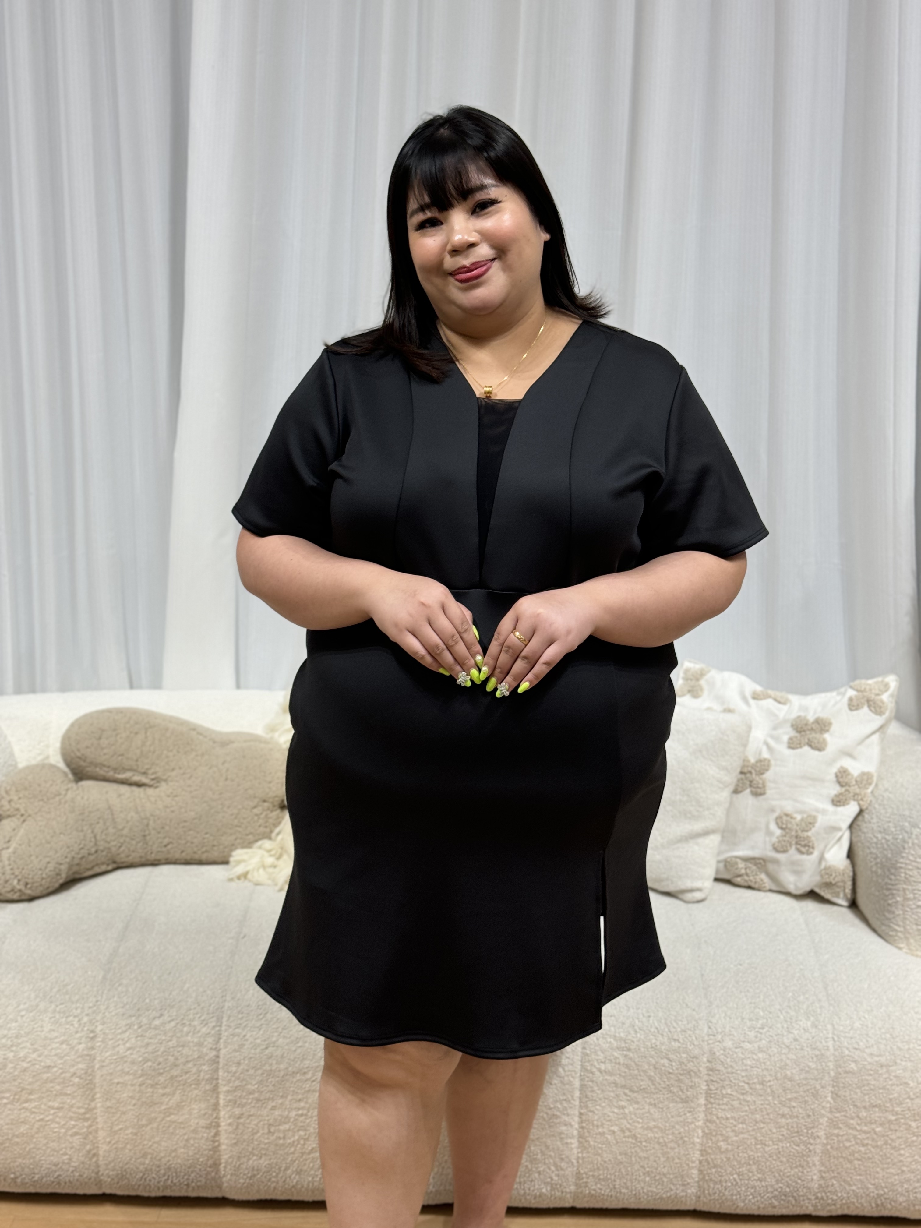 Love+ Kimberly Mesh Work Dress | Plus Size Dress