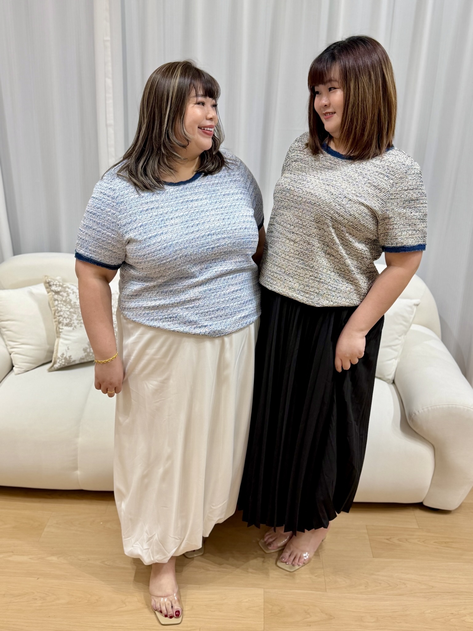 Pixie Denim Tweet Top | Plus Size Top