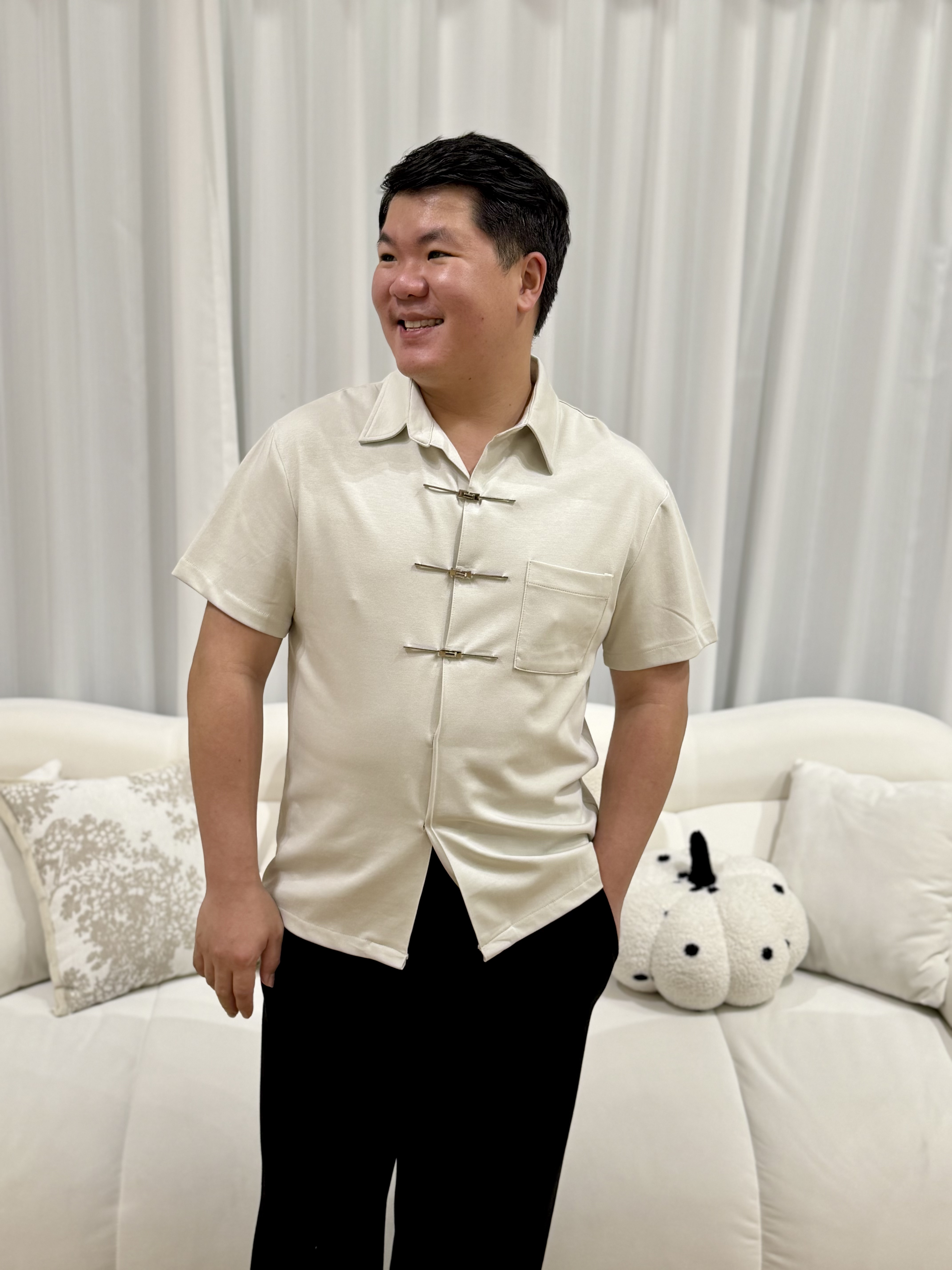 鑫旺 Mens Qipao Top | Plus Size Mens