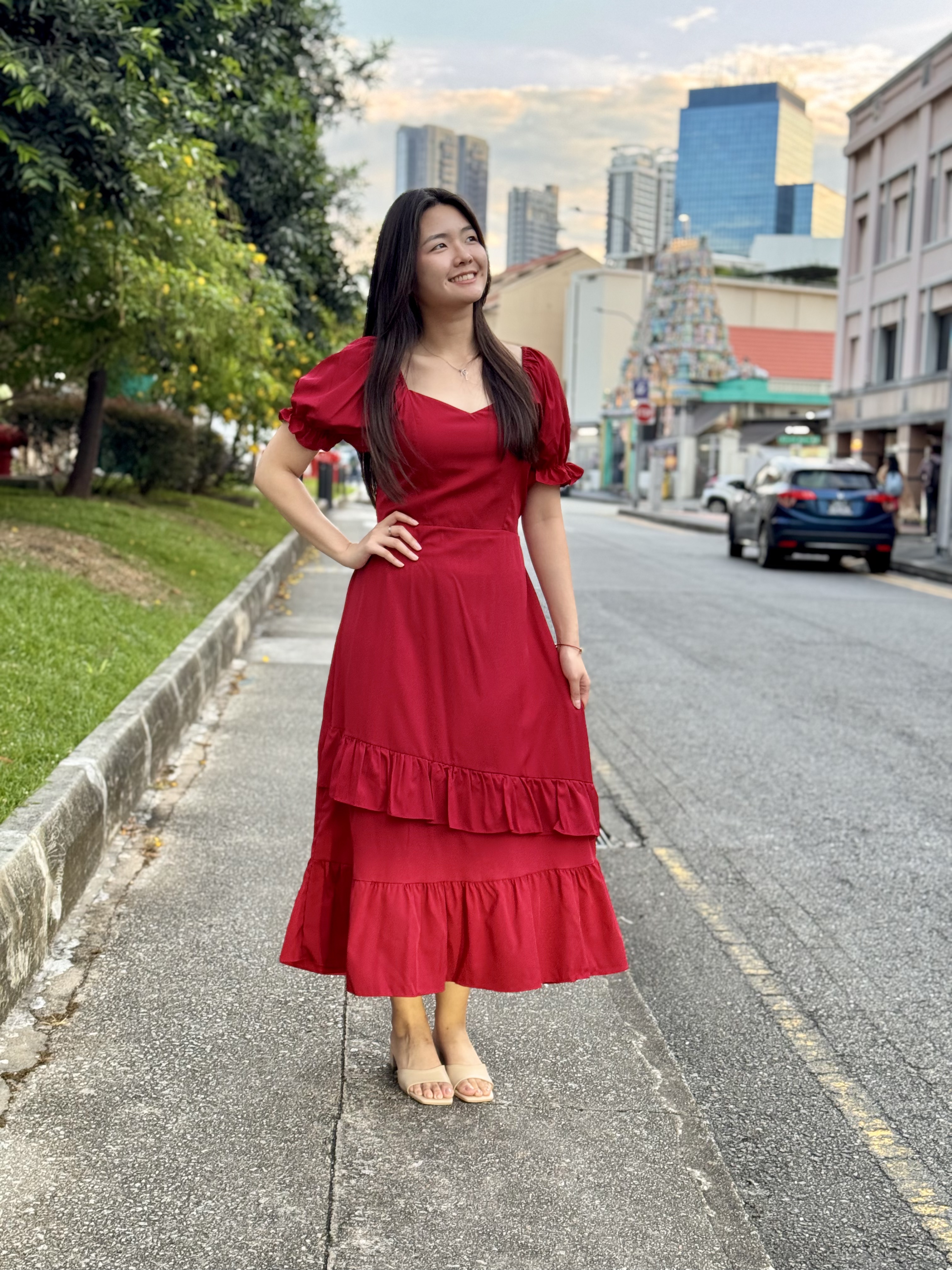 [New]Love+ Kelsia Solid Maxi Dress