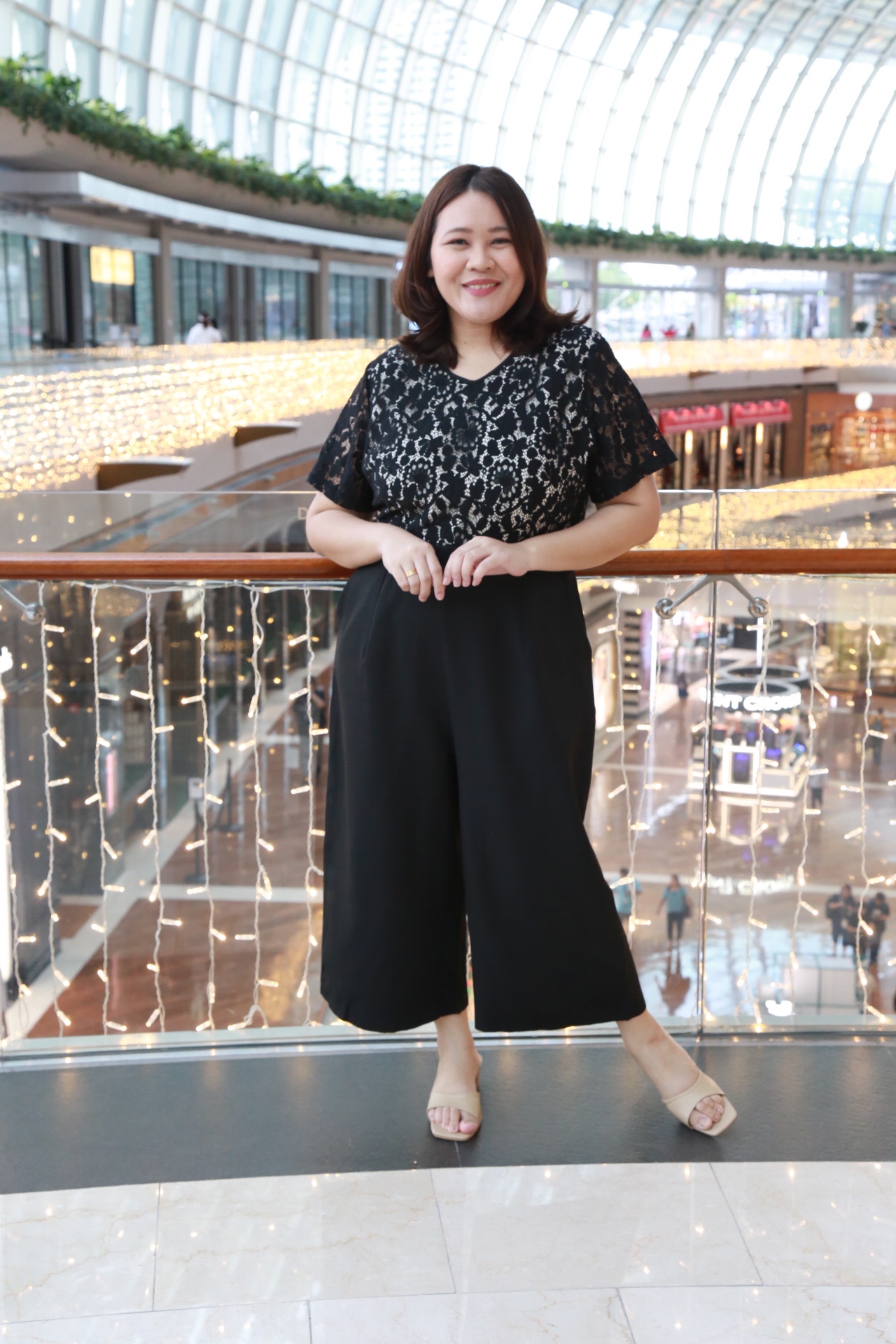 Love+ Eli Nova Premium Lace Black Jumpsuit | Plus Size Jumpsuit