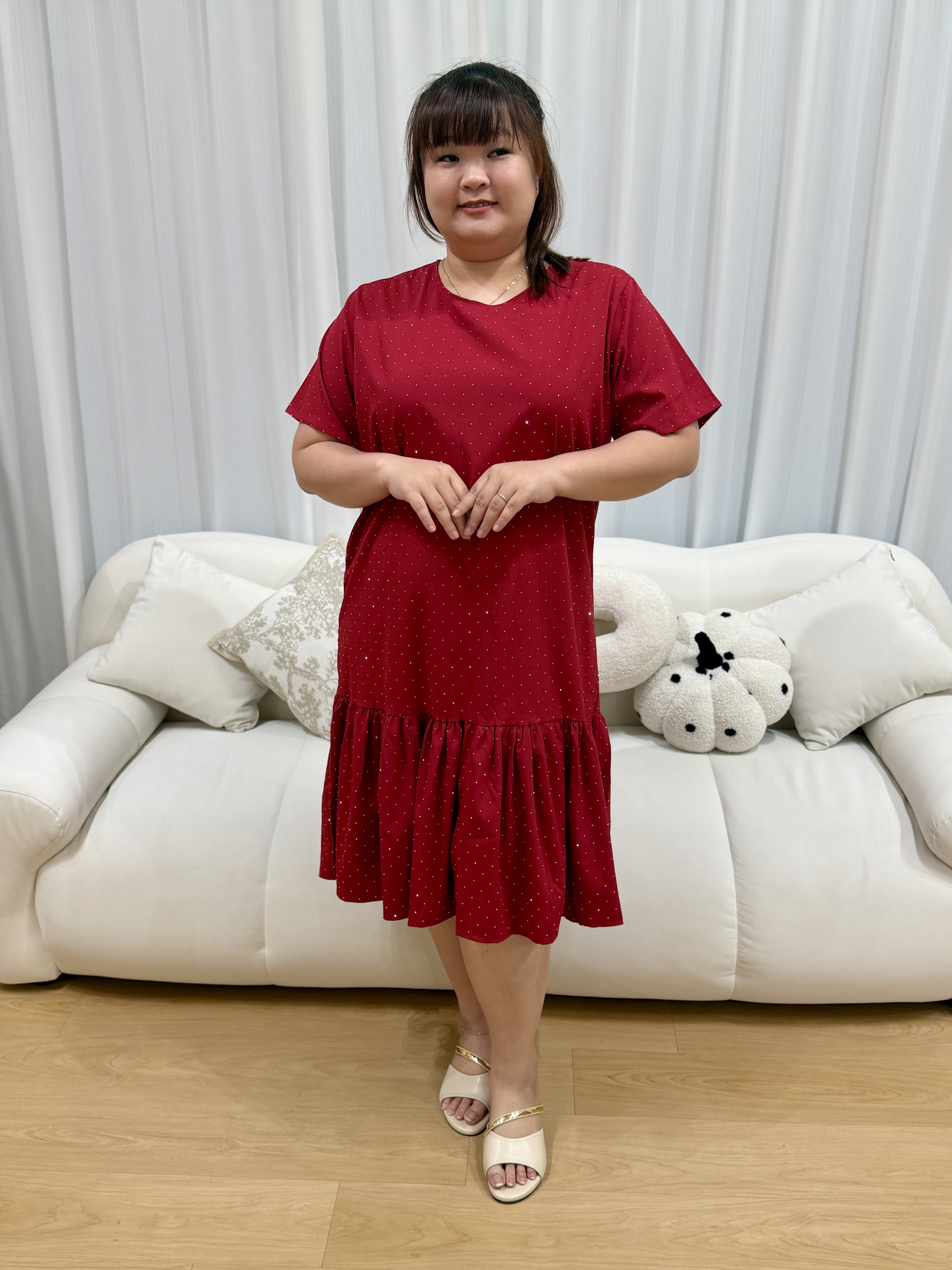 Orlena Glitter Dress | Plus Size Dress