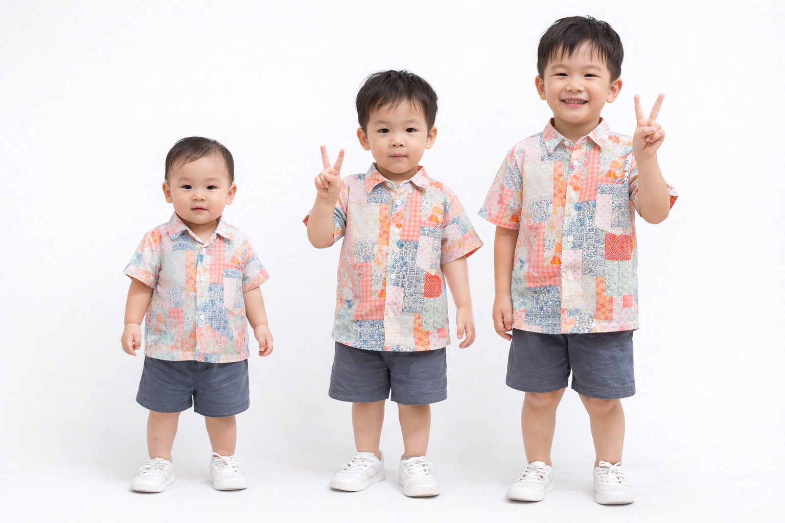 Love+ Baby Boy Colette Familie Patch Tiles Shirt