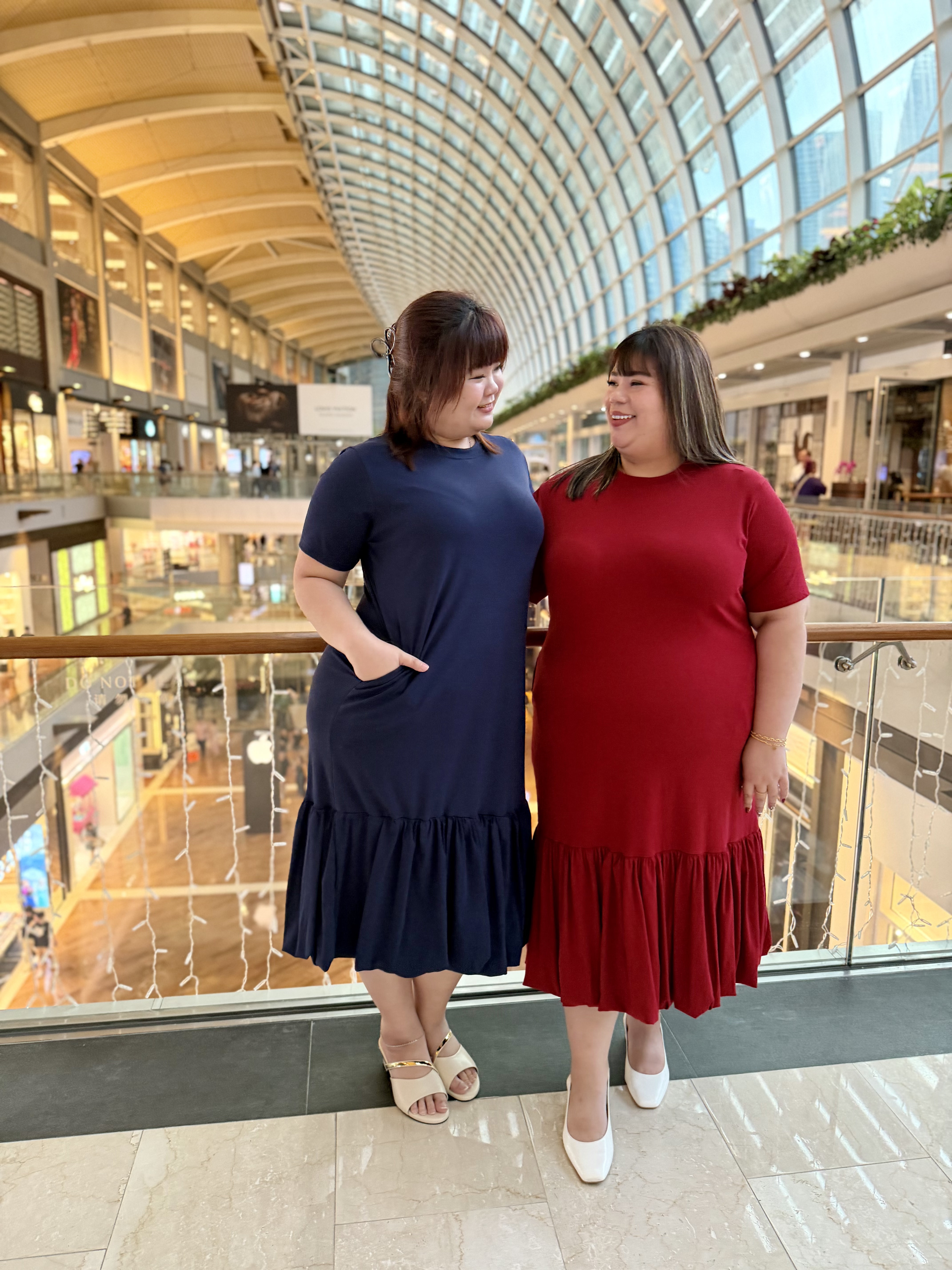 Love+ Naomi Solid Maxi Bubble Dress | Plus Size Dress