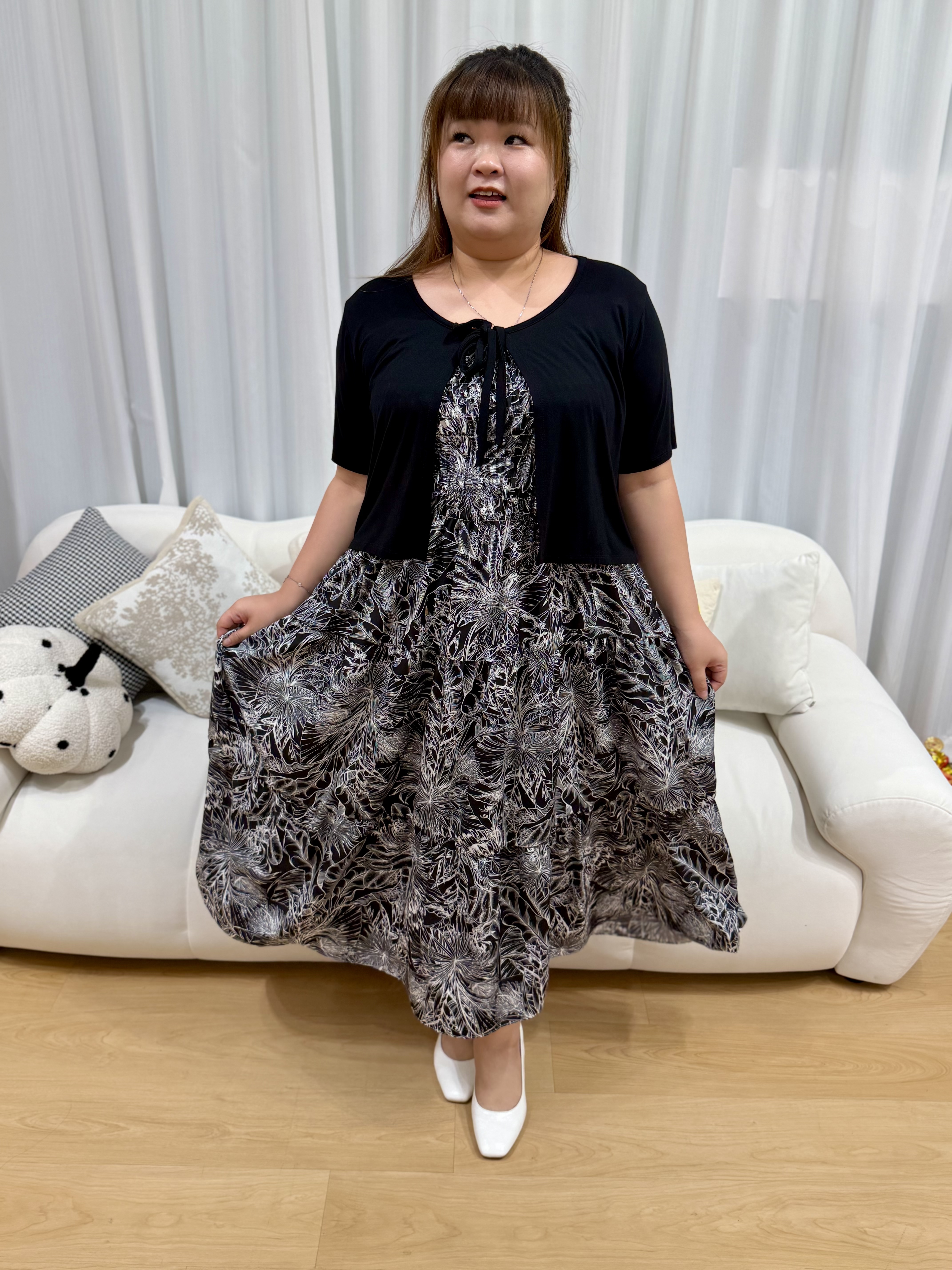 Love+ Chloe Hommé Abstract Maxi Dress | Plus Size Dress