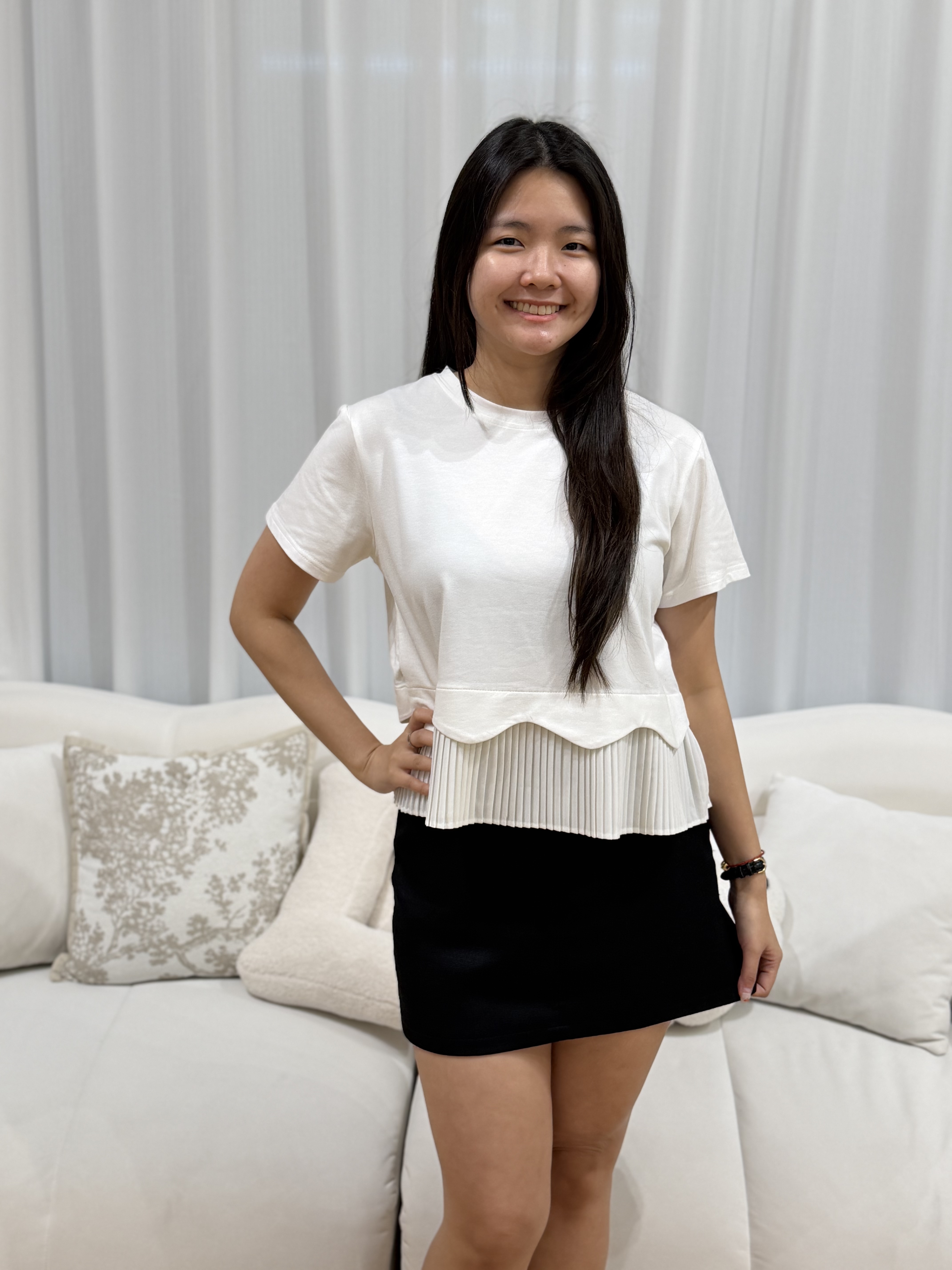 Synia Pleated Top | Plus Size Top