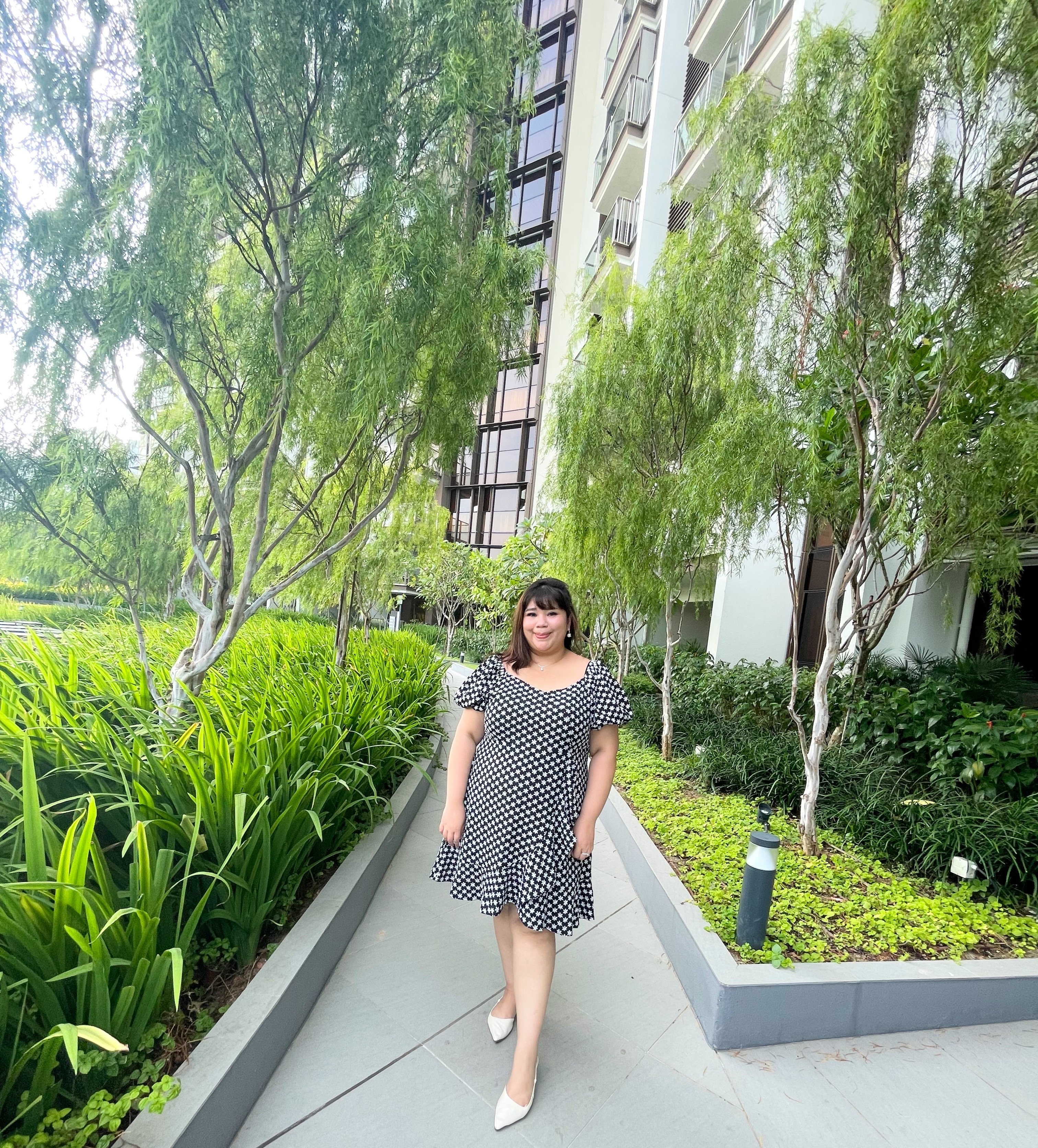 Love+ Avery Black  3D Dress | Plus Size Dress Singapore