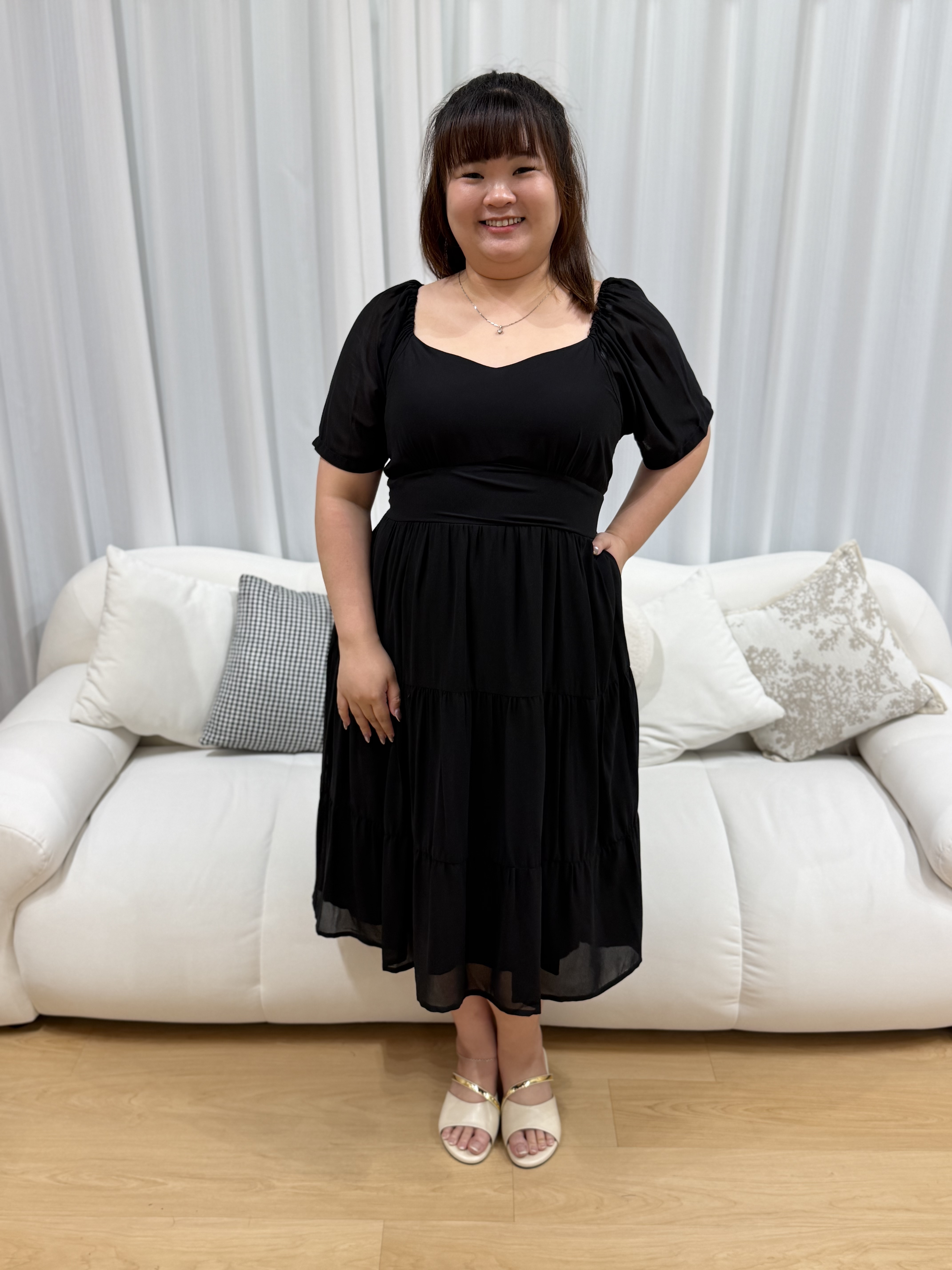 Love+ Riviera Chiffon Dainty Dress | Plus Size Dress