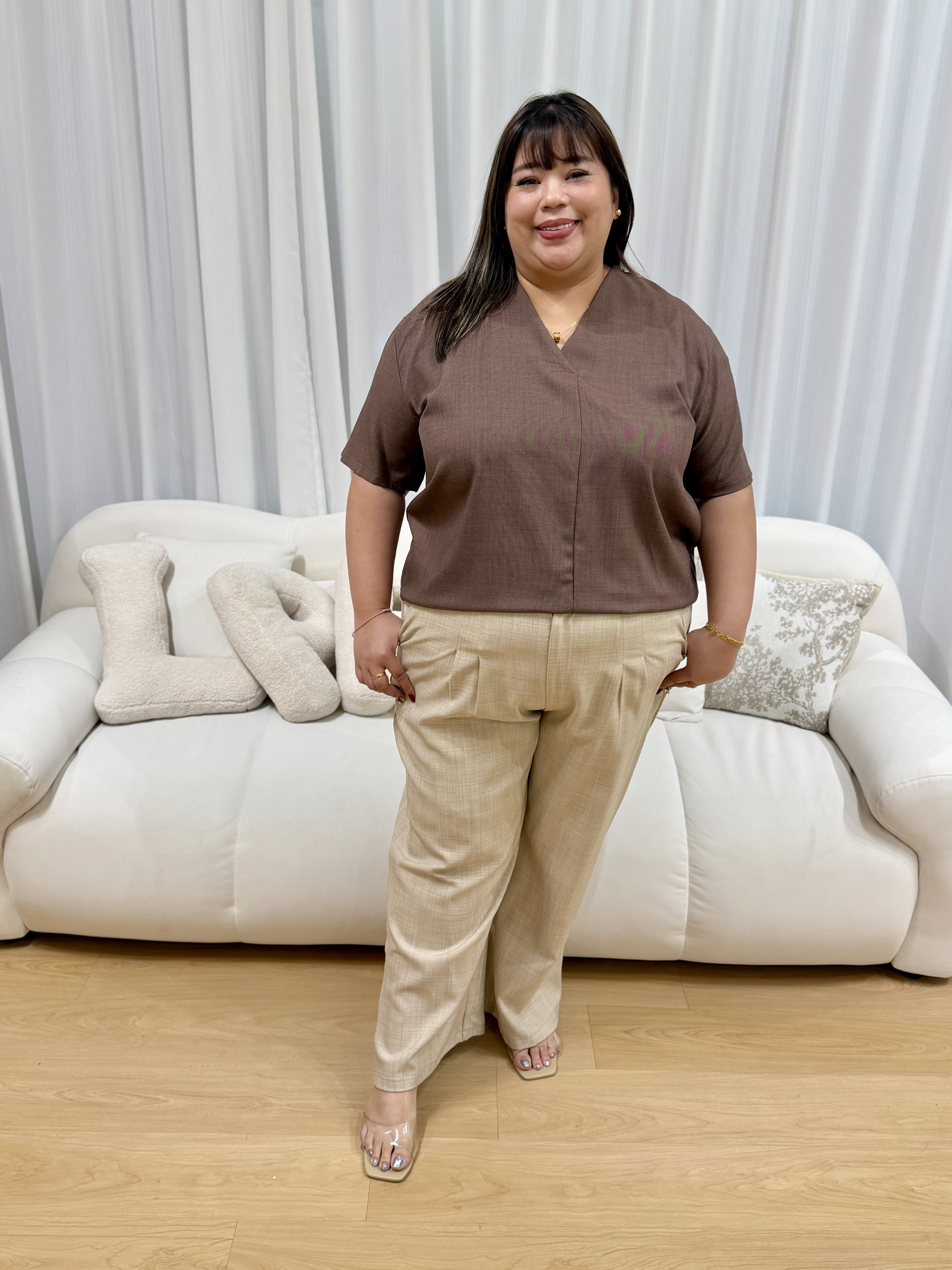 Premium Juniper Smoothie Top| Plus Size Top