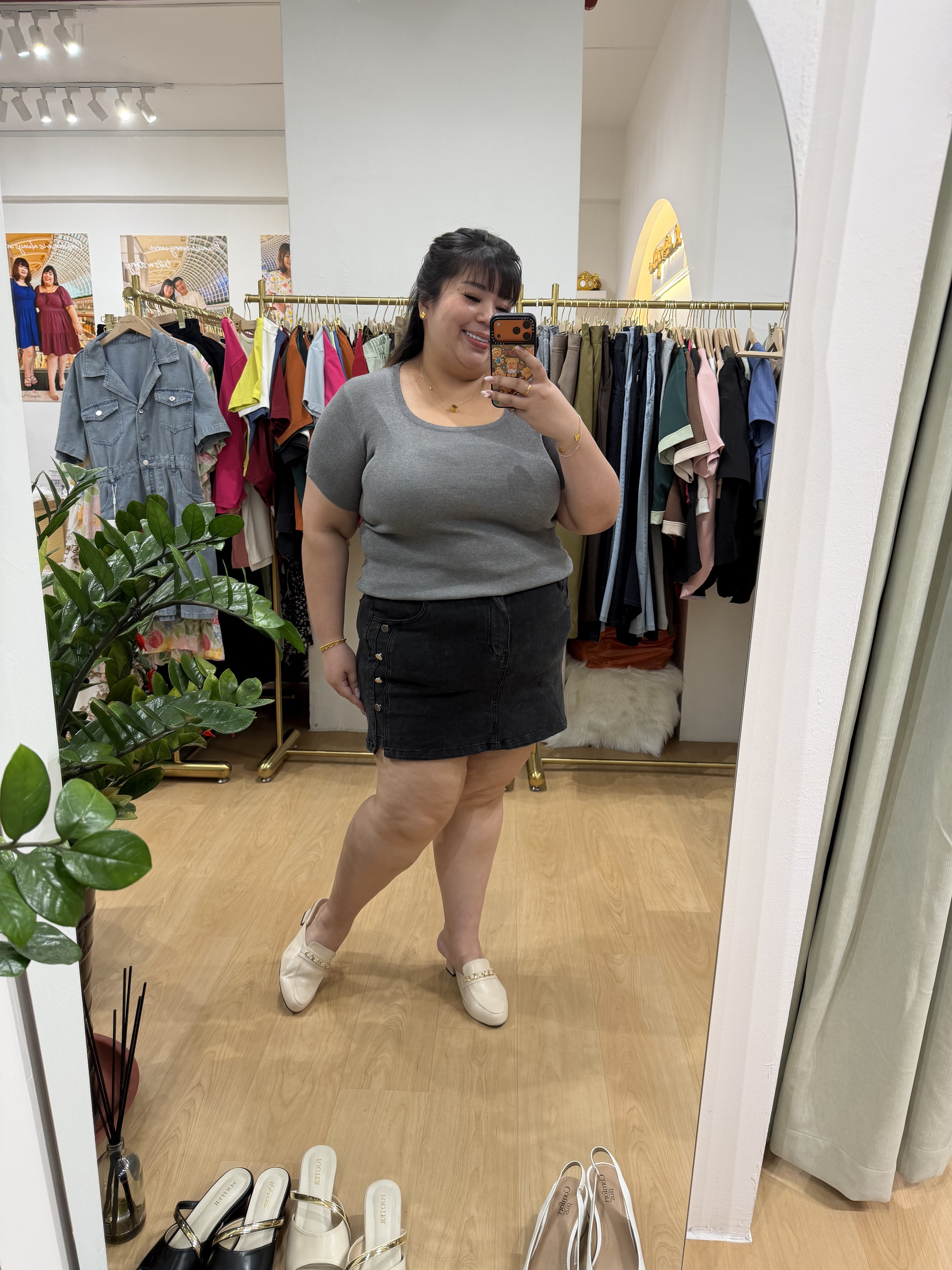 Love+ Sandy Sexy Denim Skirt #2257 | Plus Size Skirt