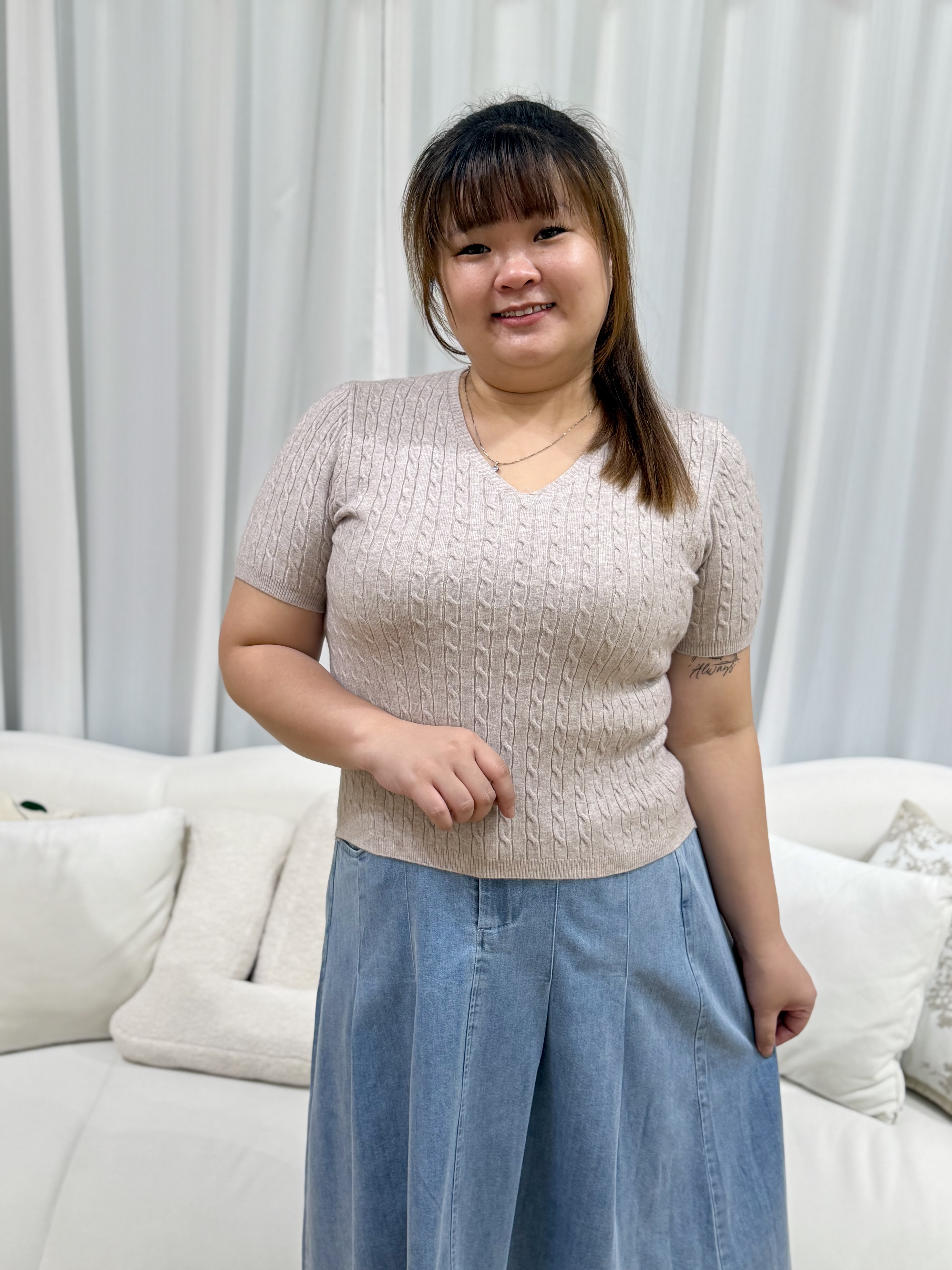 Mochi Tomi Soft Knit Top | Plus Size Top