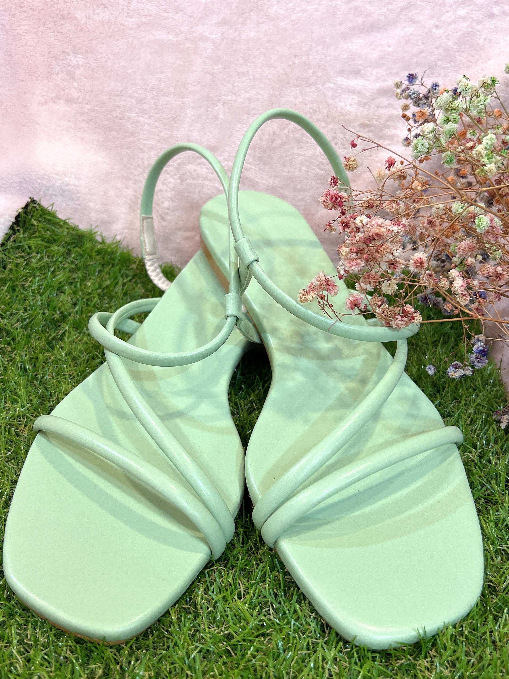 Love+ Giavanna Green Sandals | Plus Size Sandals |3 Colors
