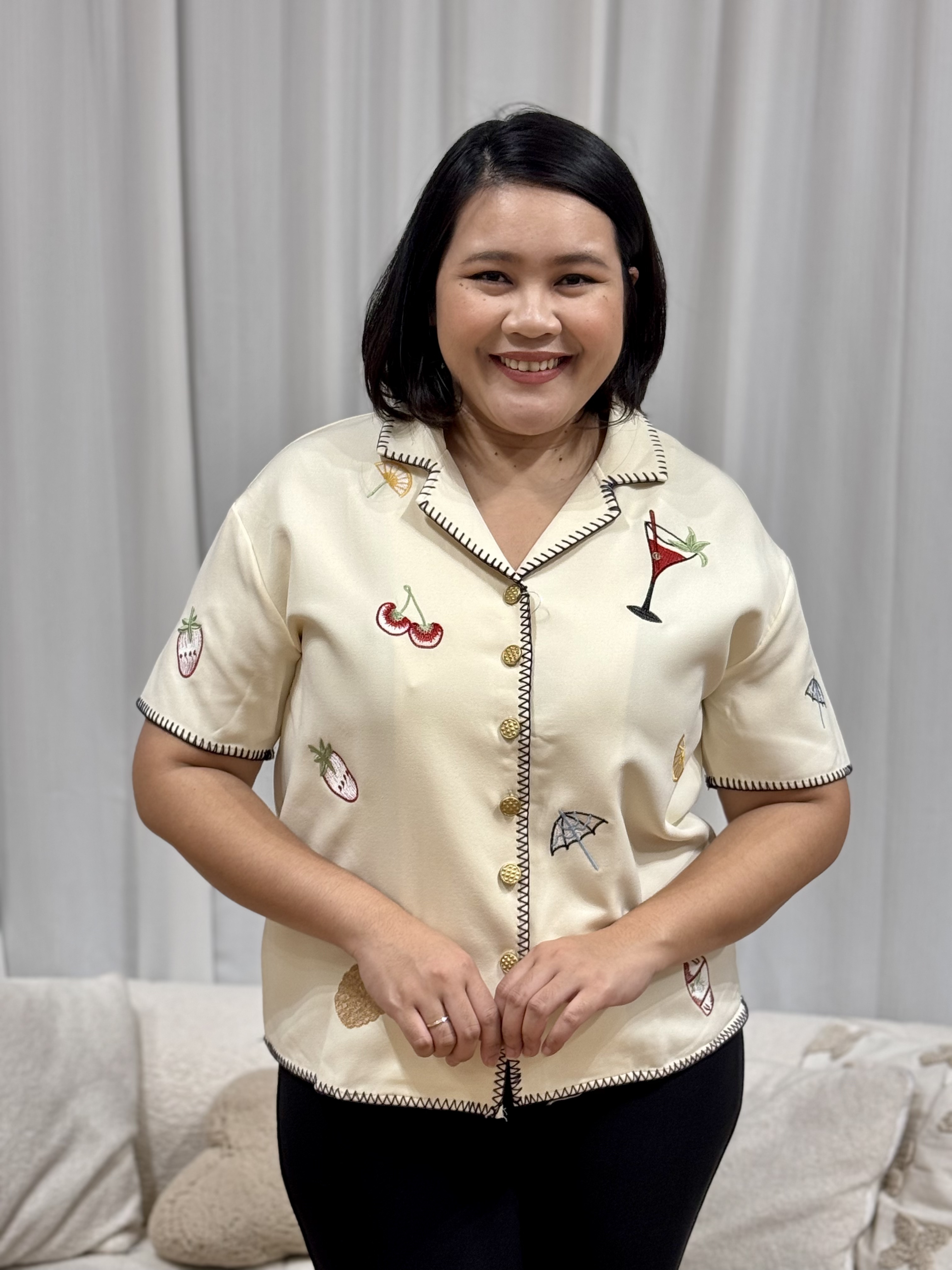 Yoana Mojito Cocktail  Blouse | Plus Size Blouse
