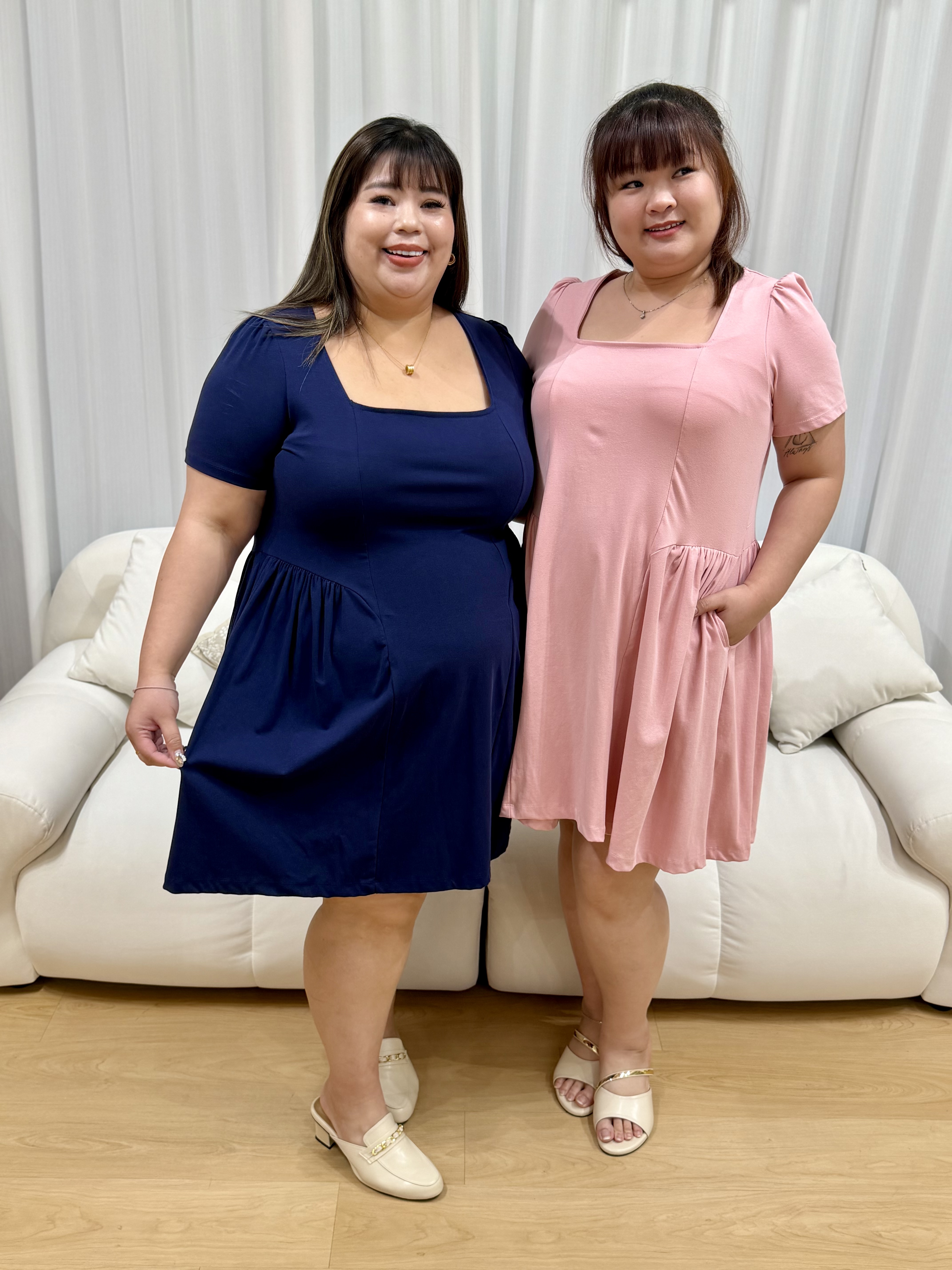Love+ Welcia Flutter Premium Cotton Dress | Plus Size Dress