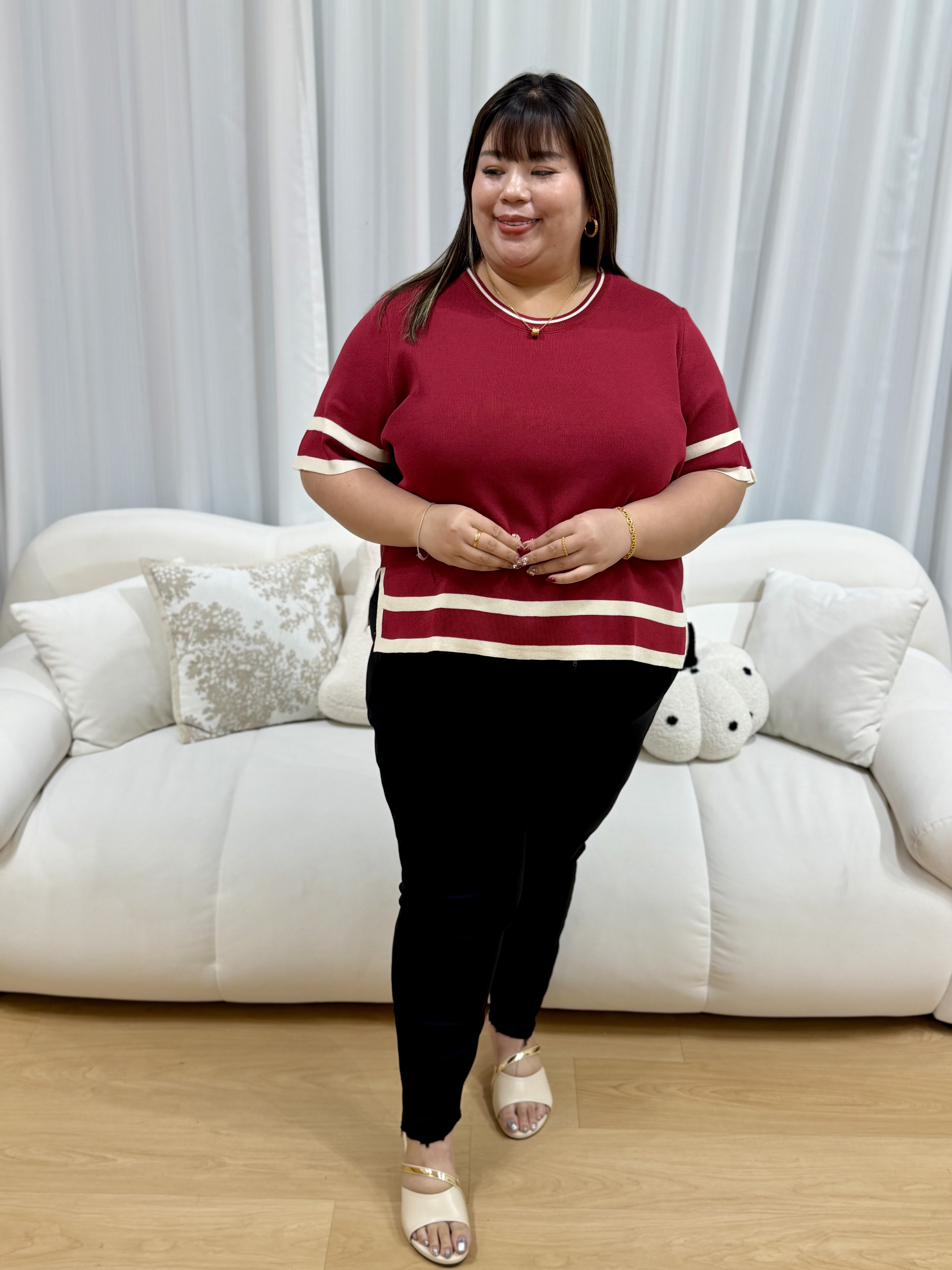 Scaffy Knitted Top | Plus Size Top