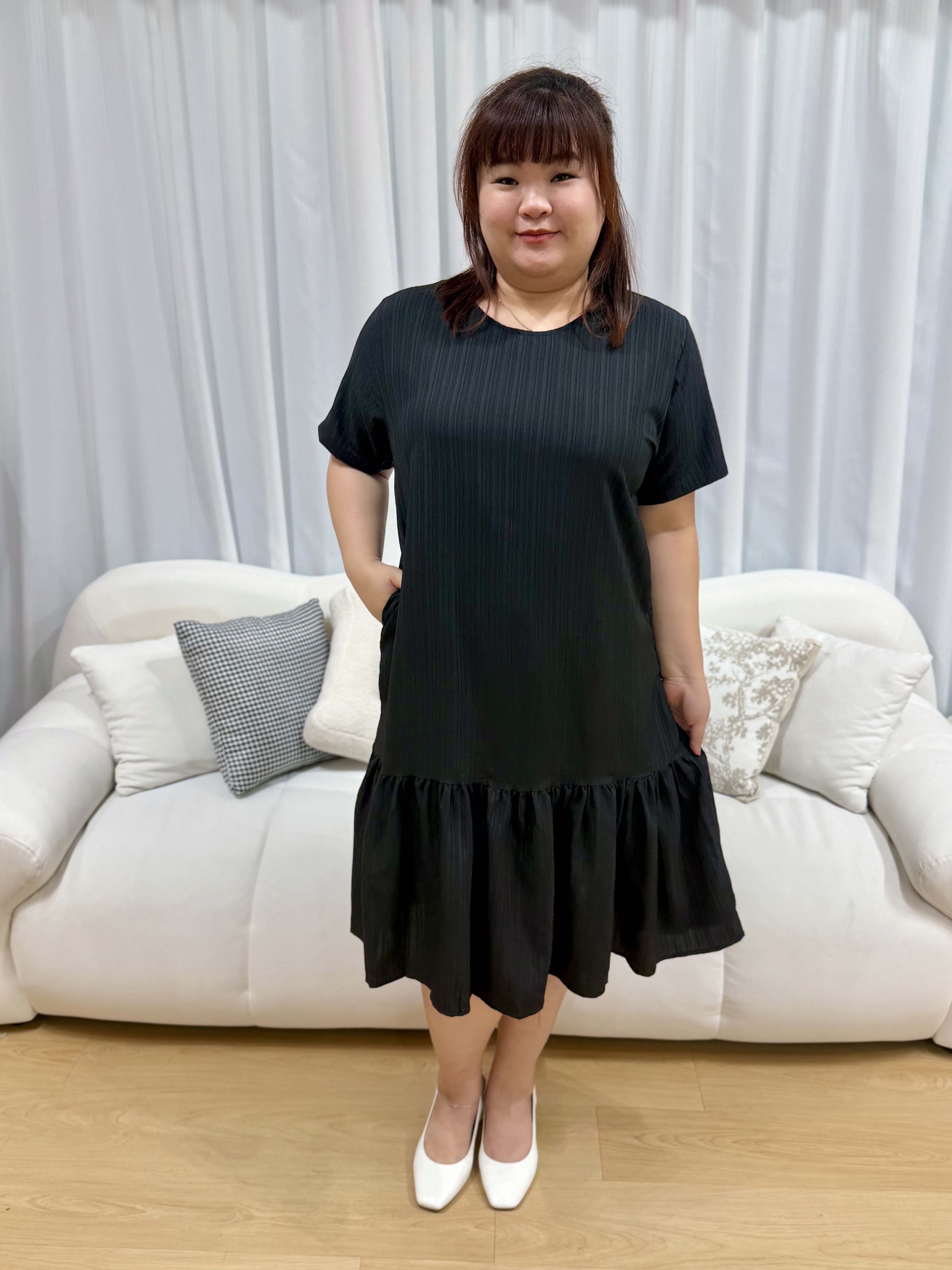 Orlena Solid Dress | Plus Size Dress