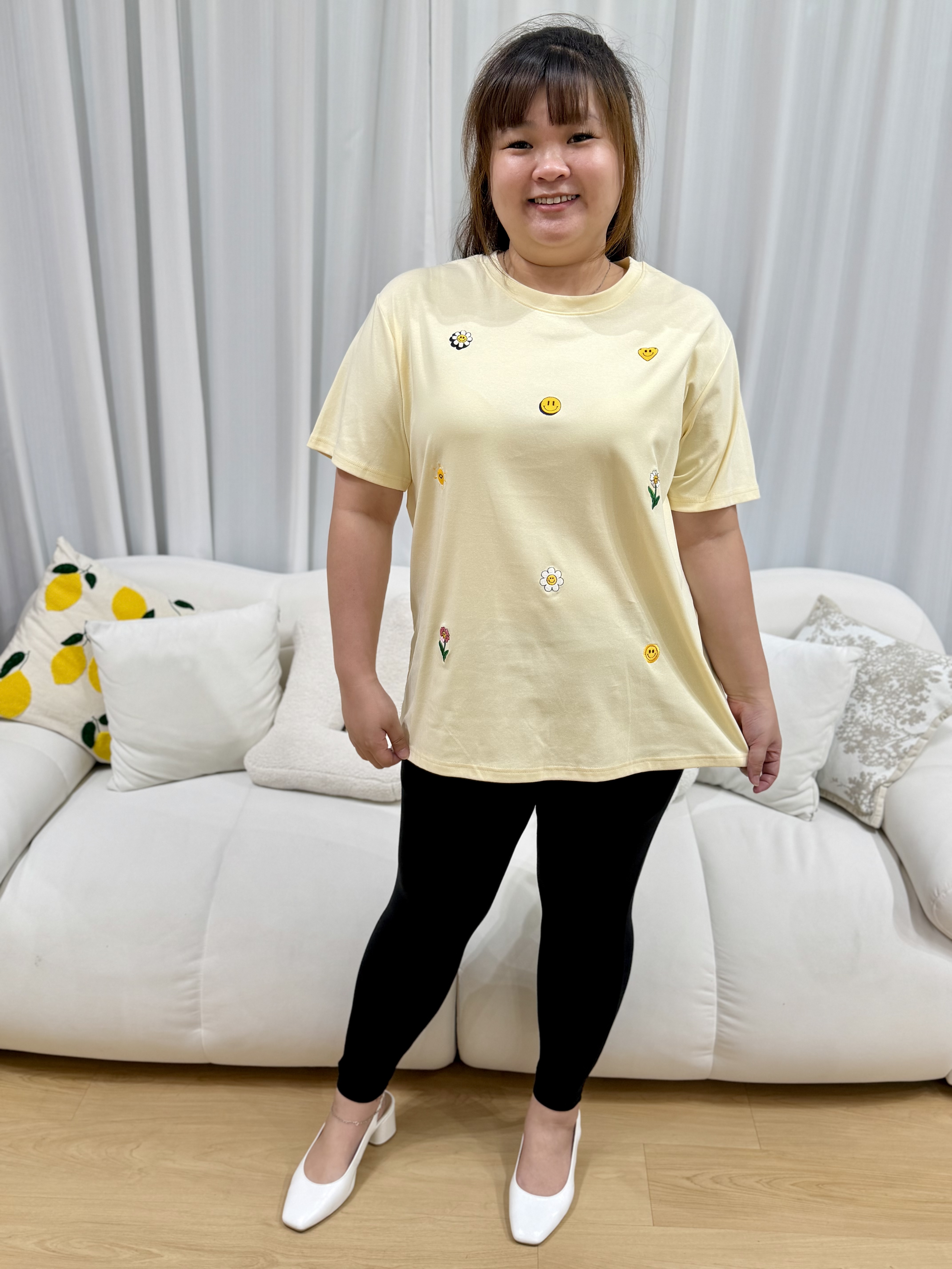 Sunshine Glory Emoji Top | Plus Size Top