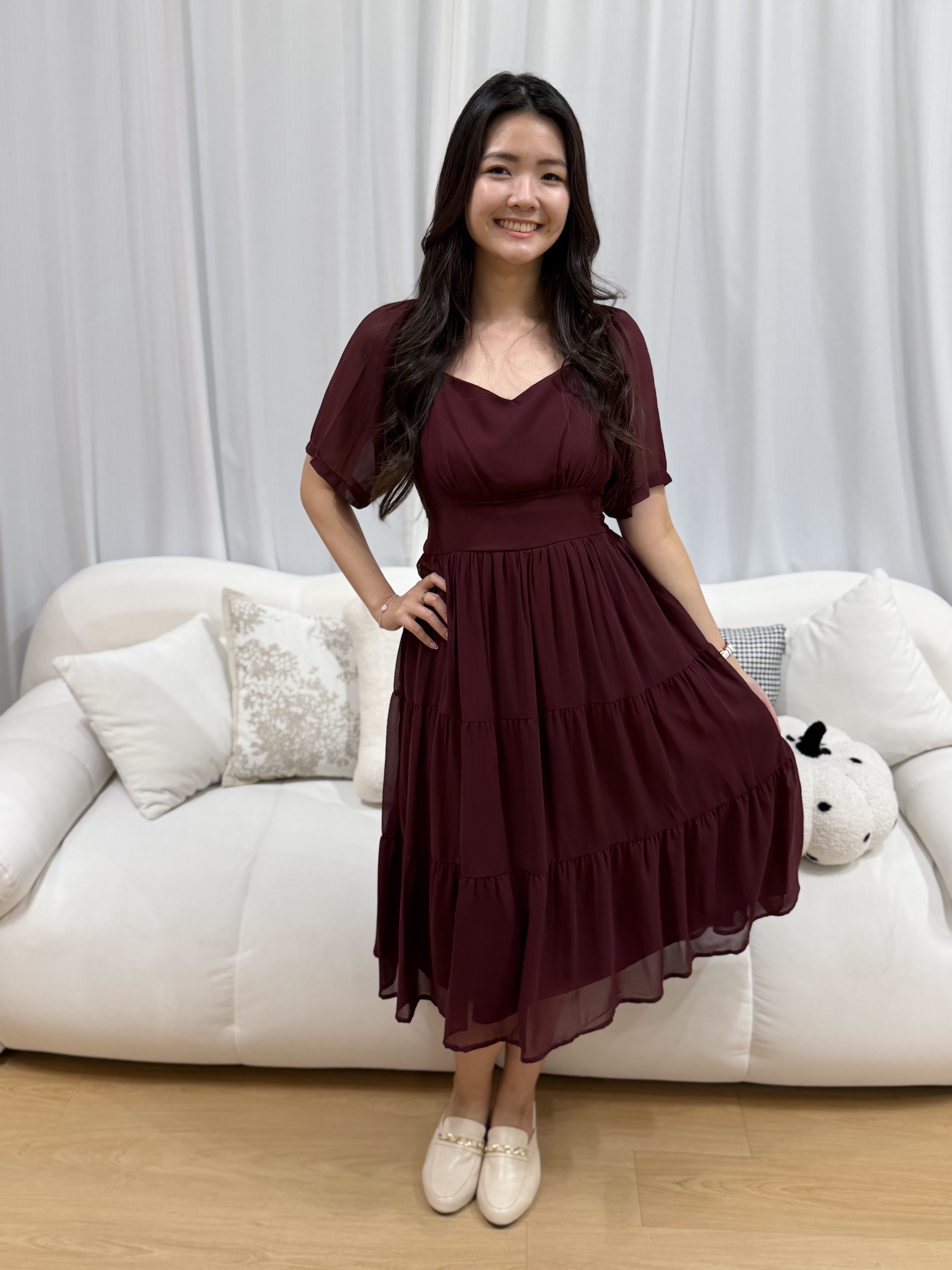 Love+ Riviera Chiffon Dainty Dress | Plus Size Dress