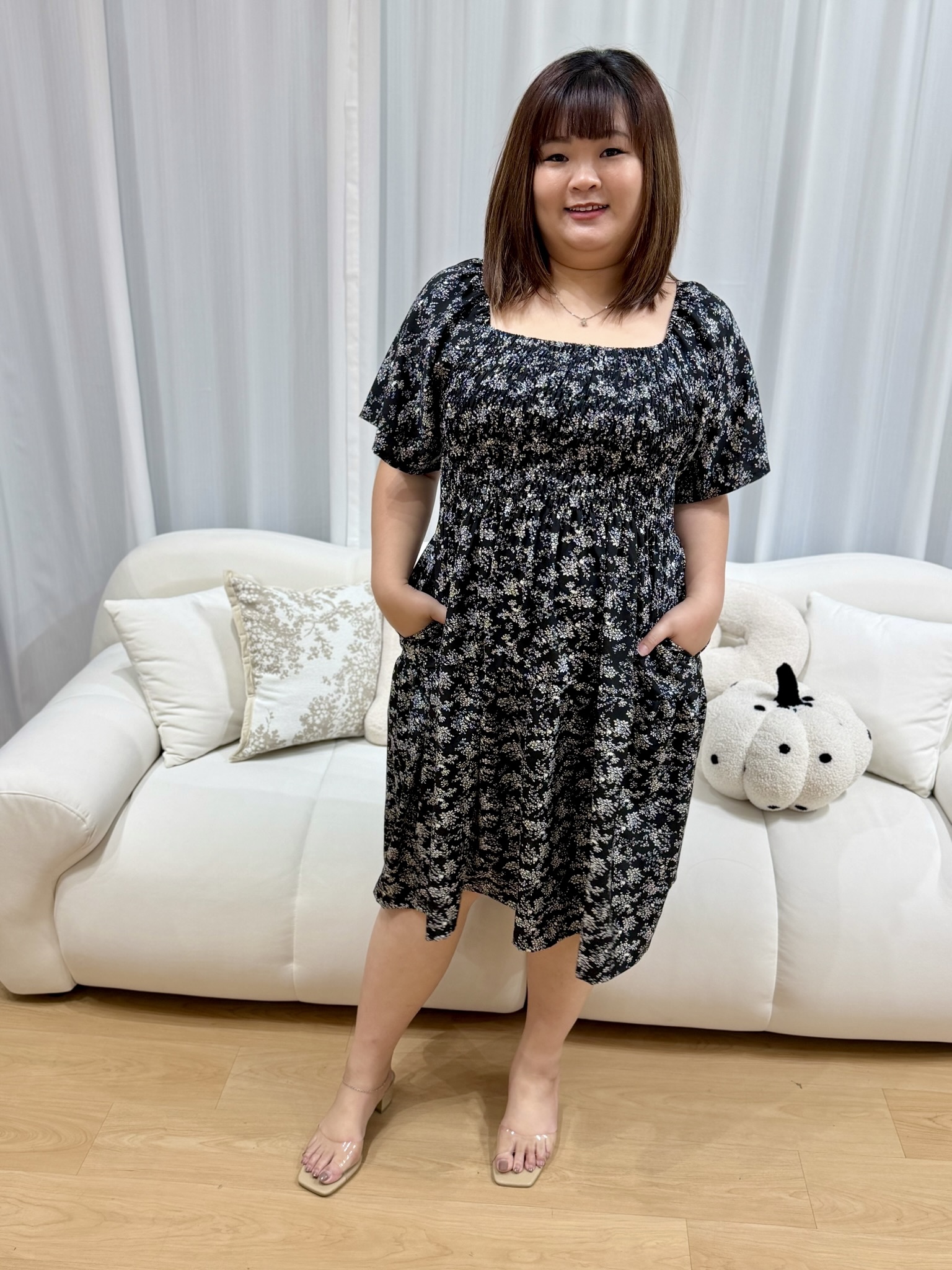 Jovinne Short Smock Dress | Plus Size Dresss